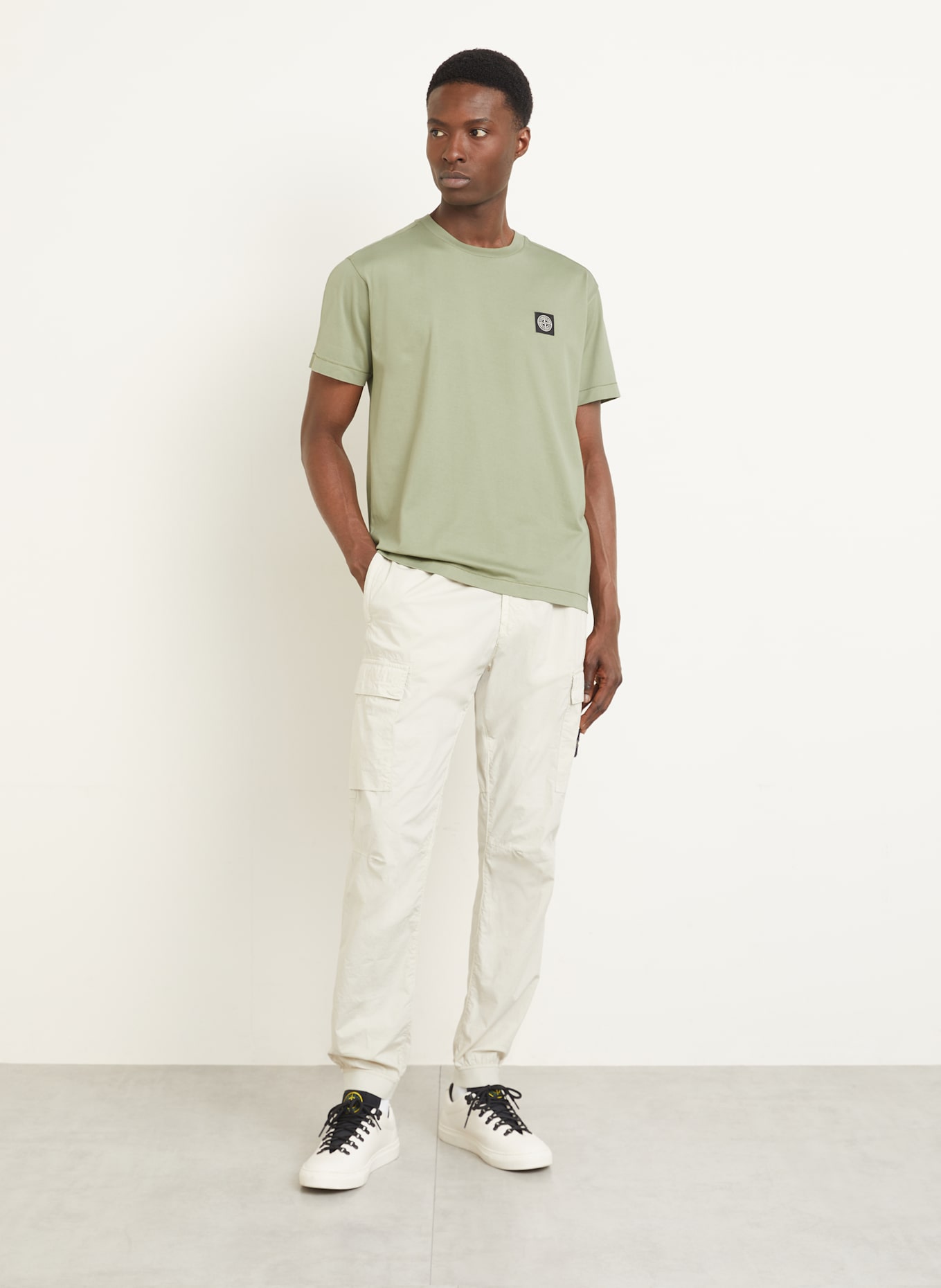 STONE ISLAND T-Shirt: OLIV
