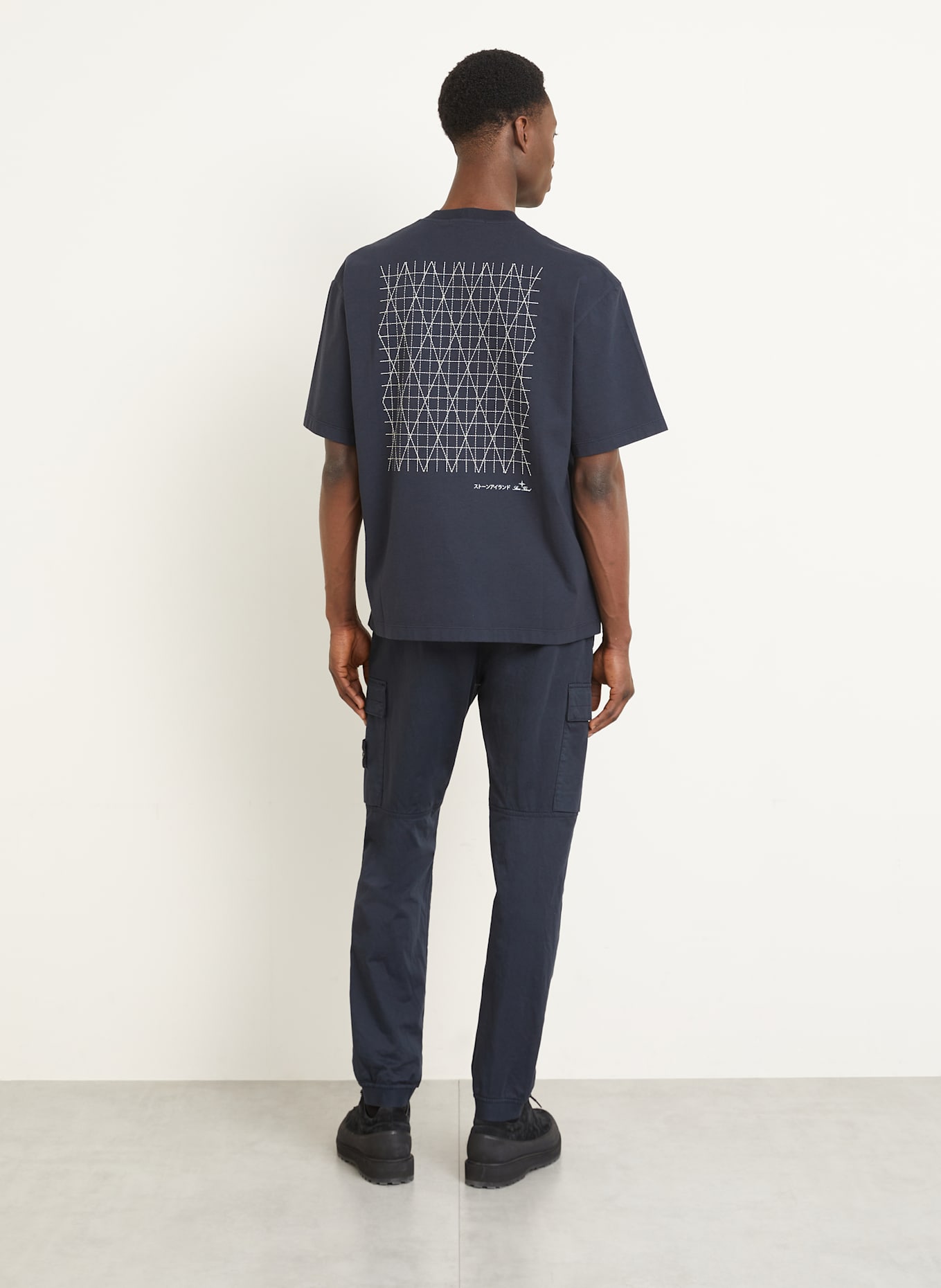 STONE ISLAND T-Shirt: DUNKELBLAU