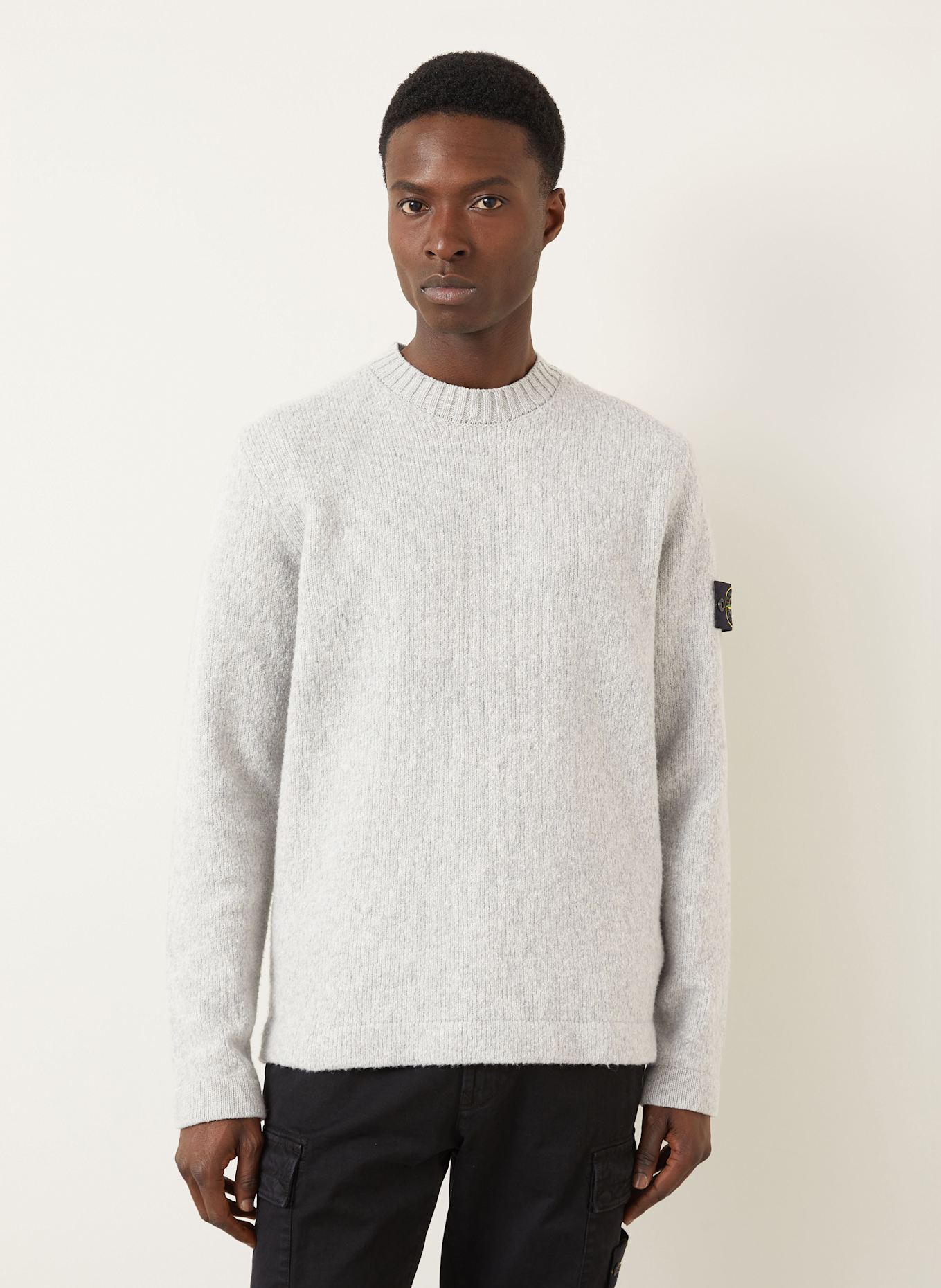 STONE ISLAND Pullover: HELLGRAU