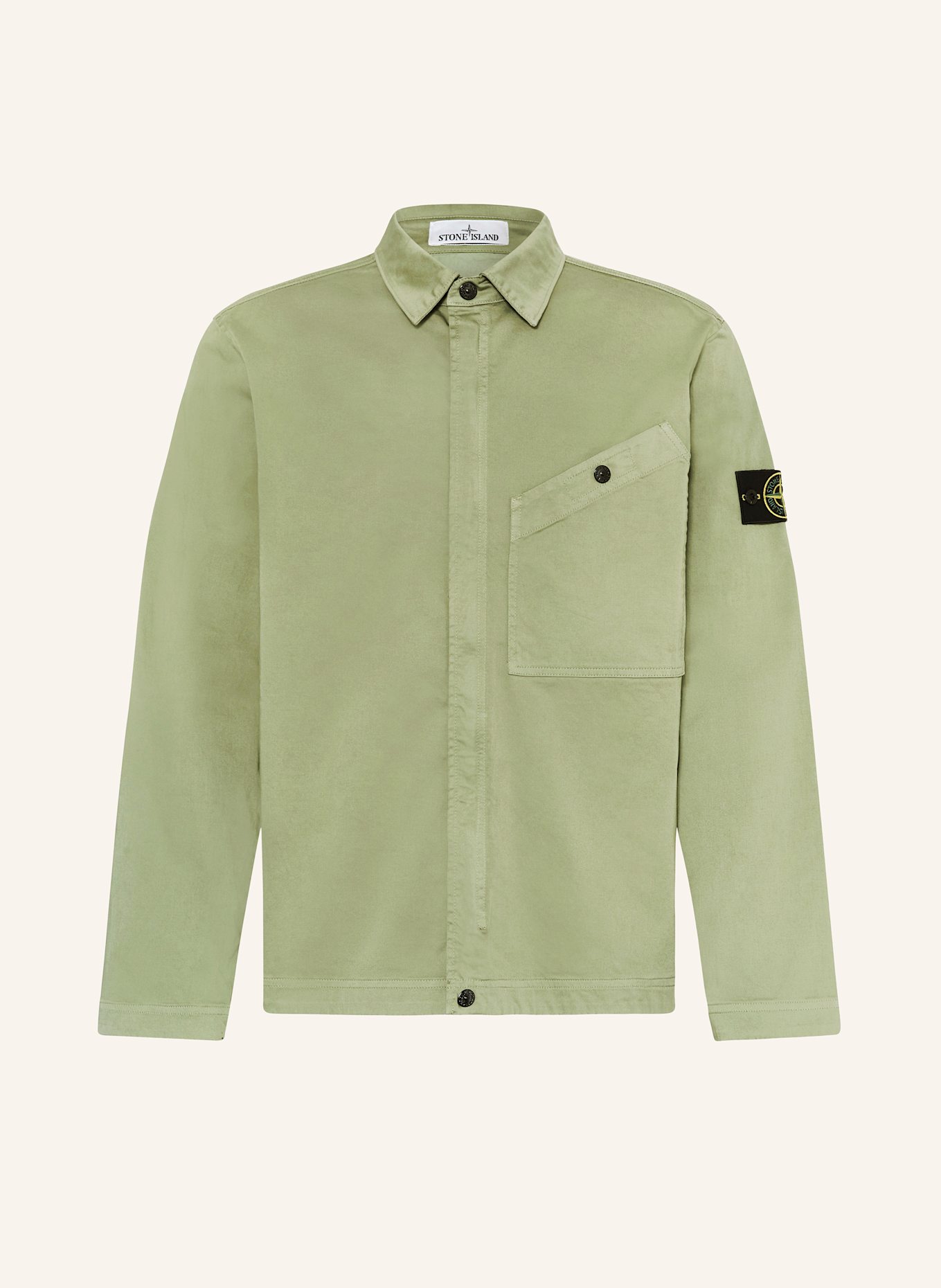 STONE ISLAND Overshirt: OLIV