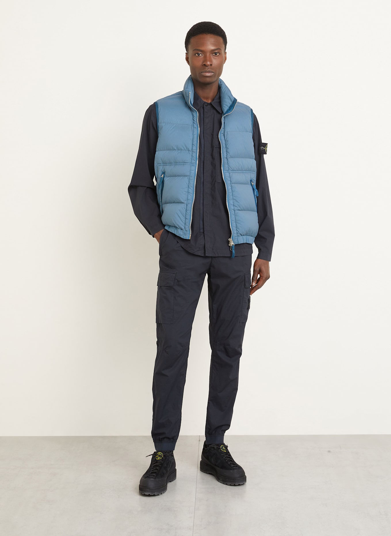 STONE ISLAND Daunenweste: BLAU