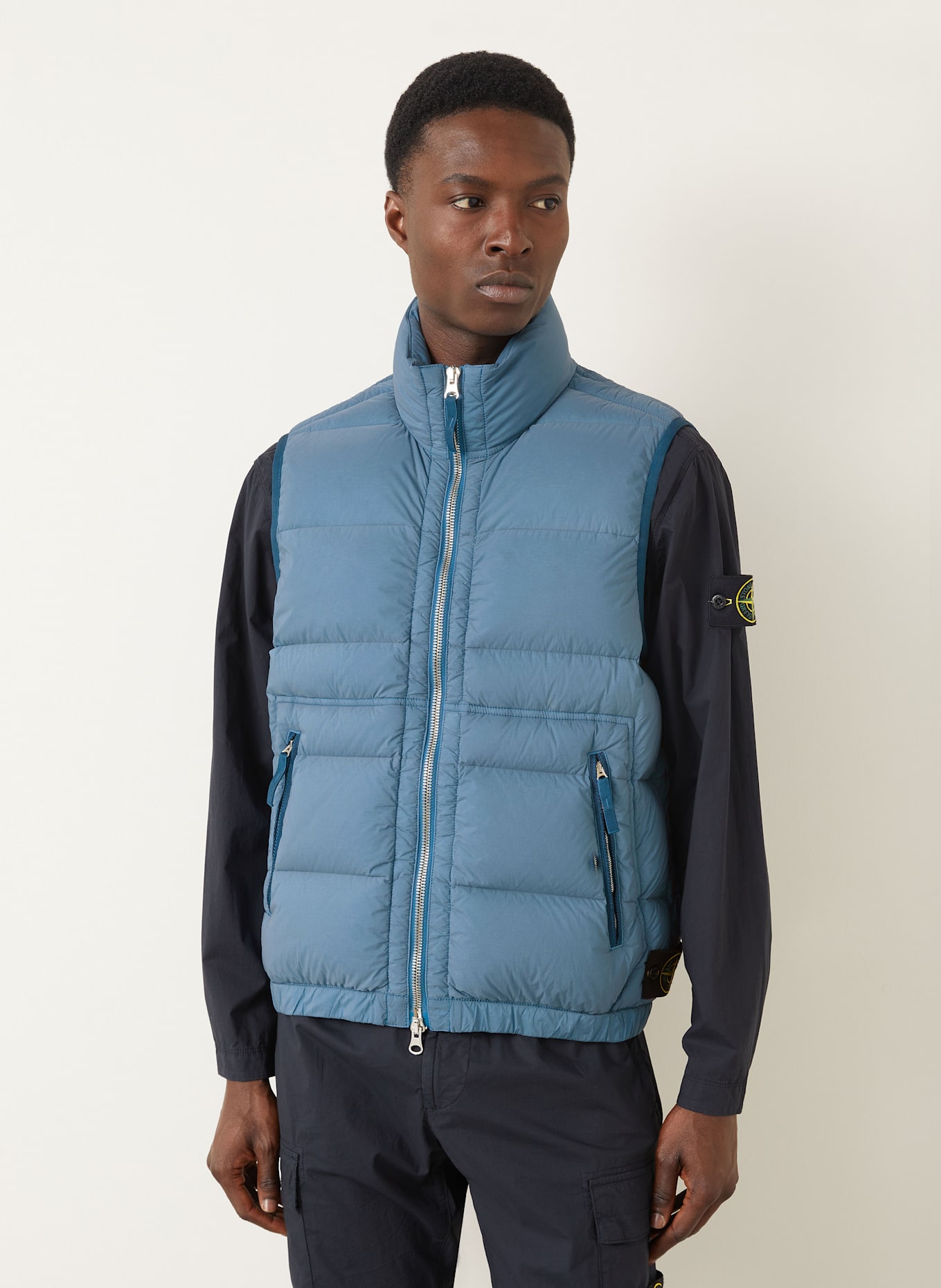 STONE ISLAND Daunenweste: BLAU