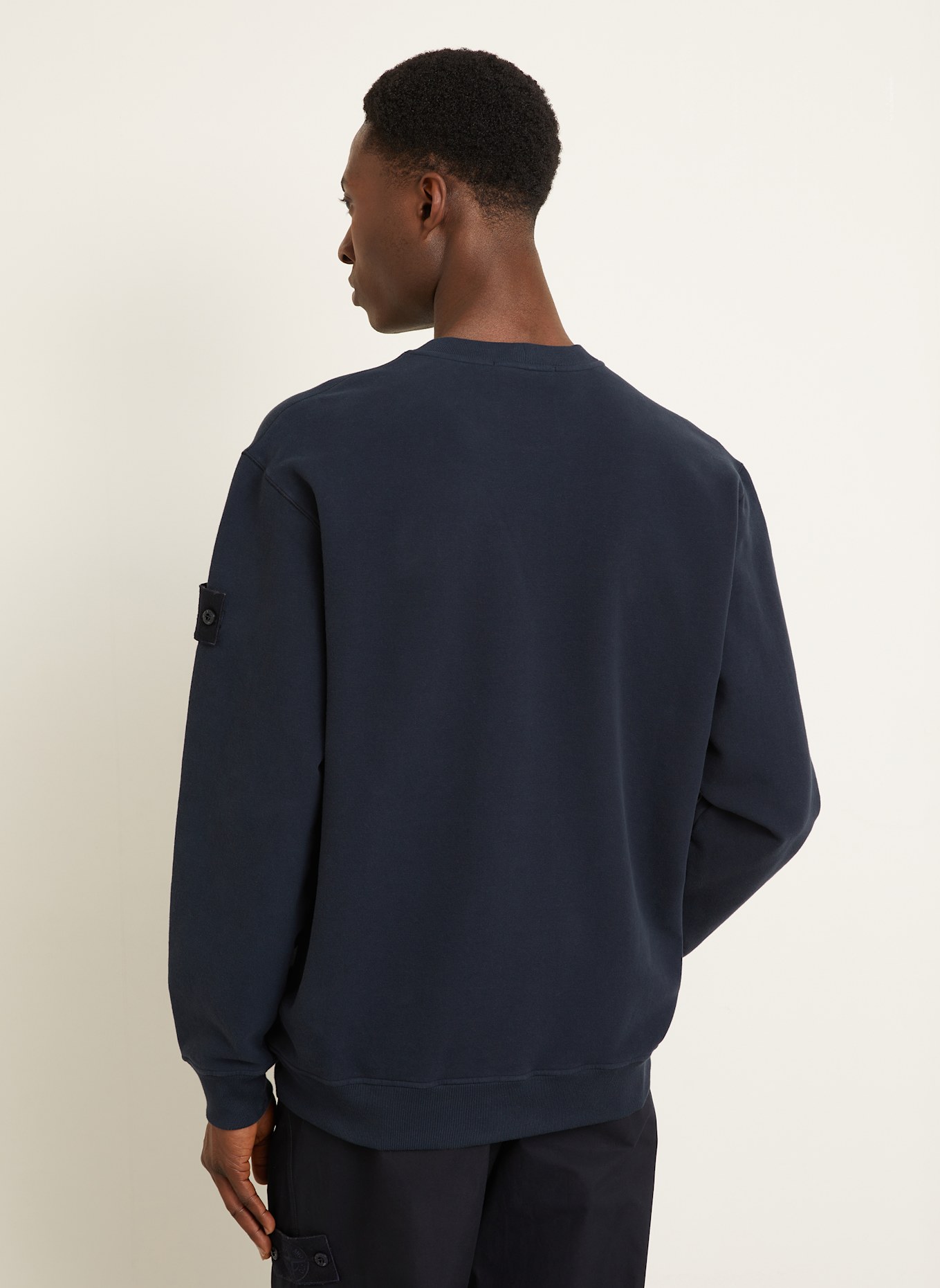 STONE ISLAND Sweatshirt GHOST: DUNKELBLAU