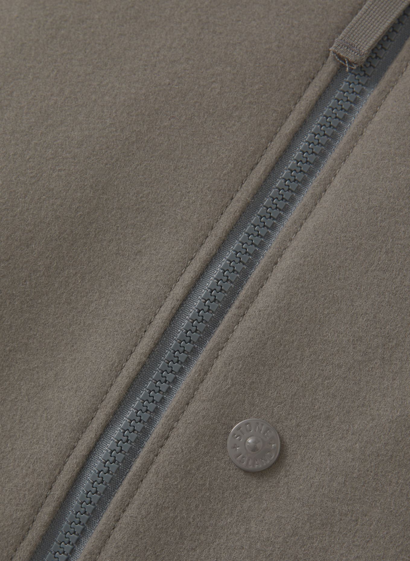 STONE ISLAND Flanell-Blouson GHOST: GRAU