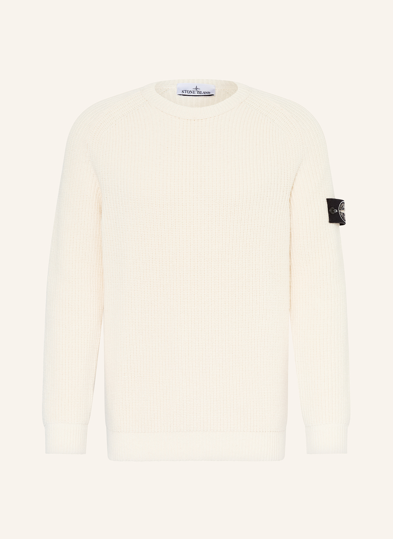 STONE ISLAND Pullover: CREME