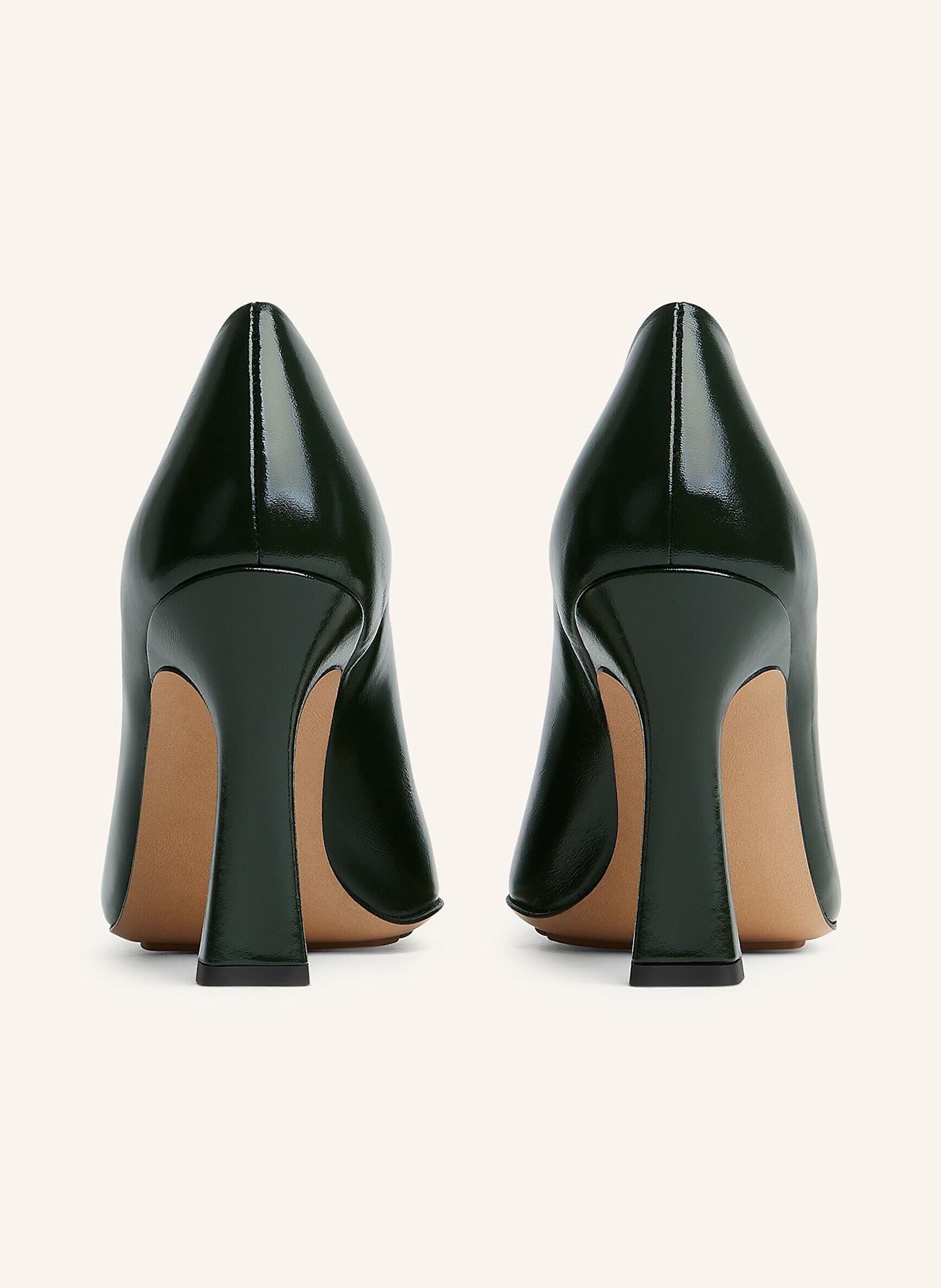 BOTTEGA VENETA Lack-Pumps SOFIA: DARK GREEN