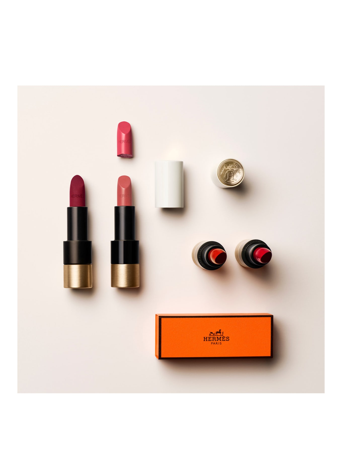 HERMÈS ROUGE HERMÈS: 23 BEIGE DOBLLIS