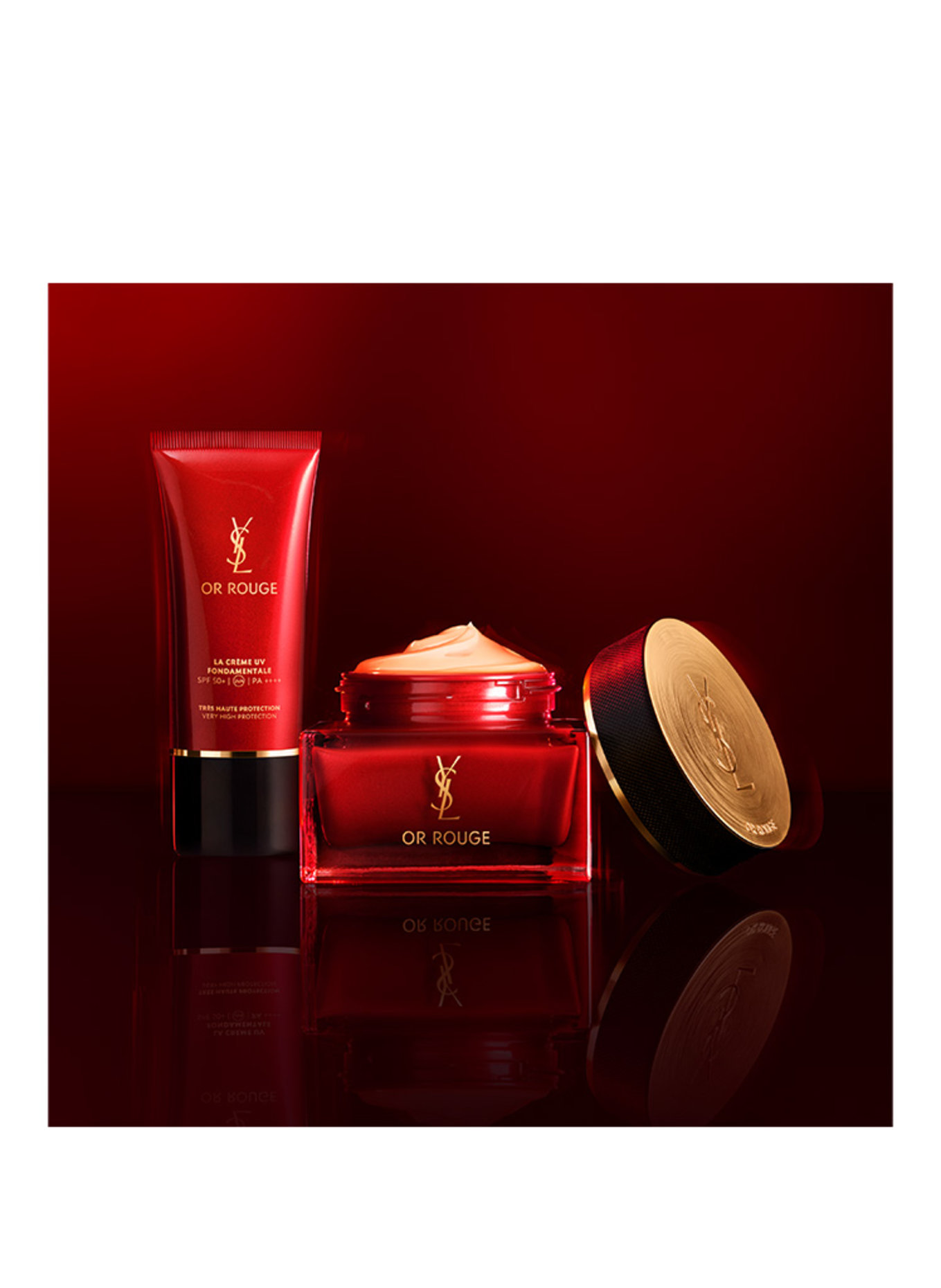 YVES SAINT LAURENT BEAUTÉ OR ROUGE LA CREME UV SPF 50+