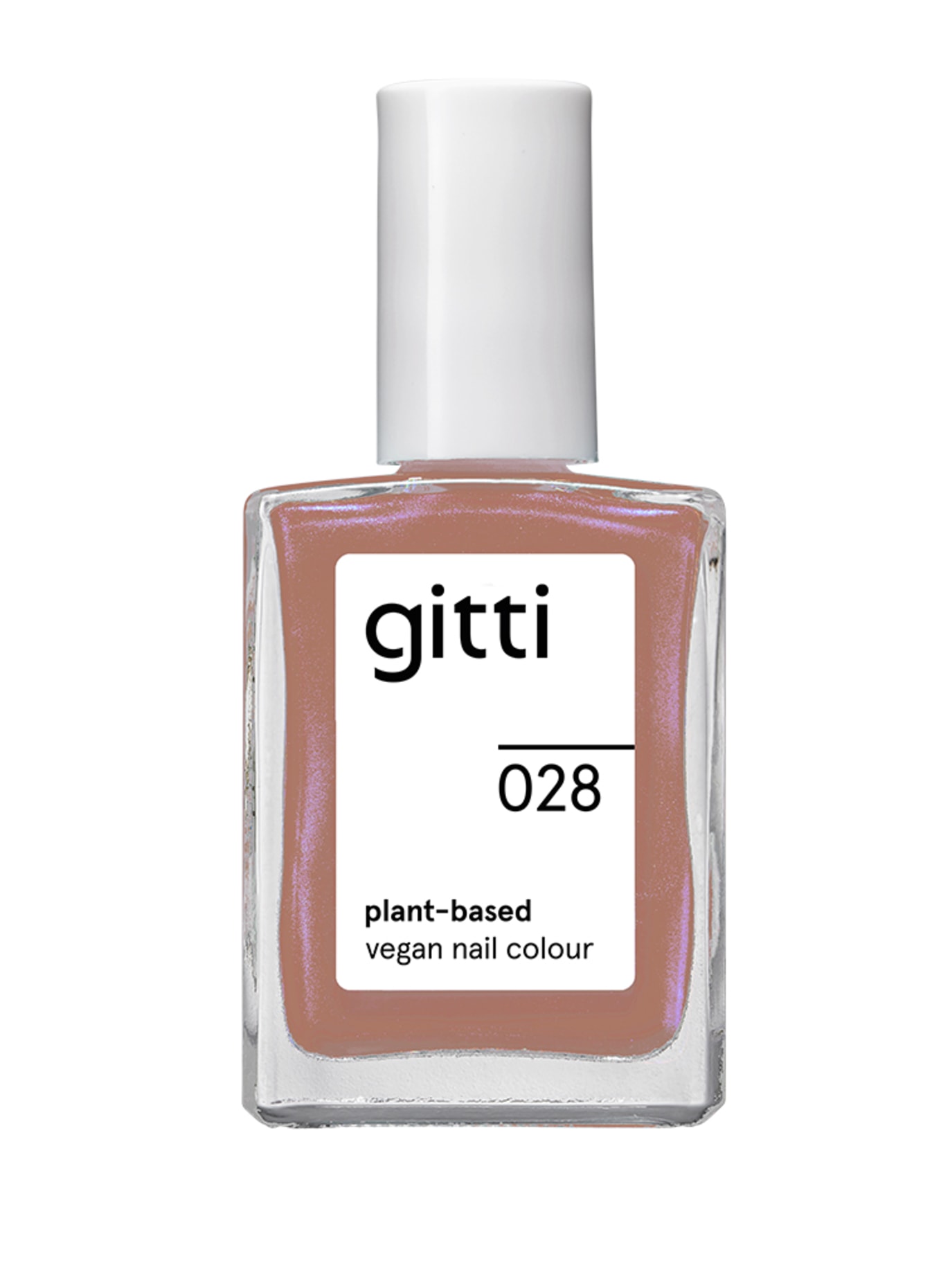 gitti PLANT-BASED VEGAN NAIL COLOUR: NO. 028 - MOCHA CLOUD