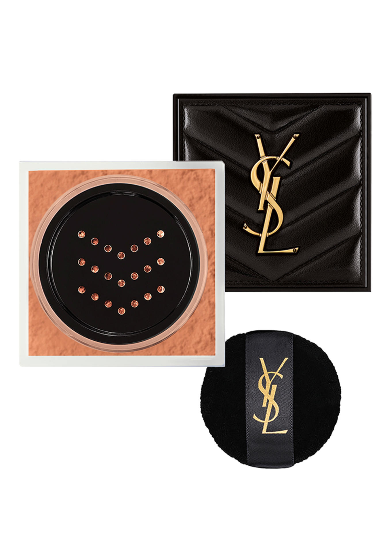 YVES SAINT LAURENT BEAUTÉ ALL HOURS HYPER BLUR LOOSE POWDER: 03 BRAUN