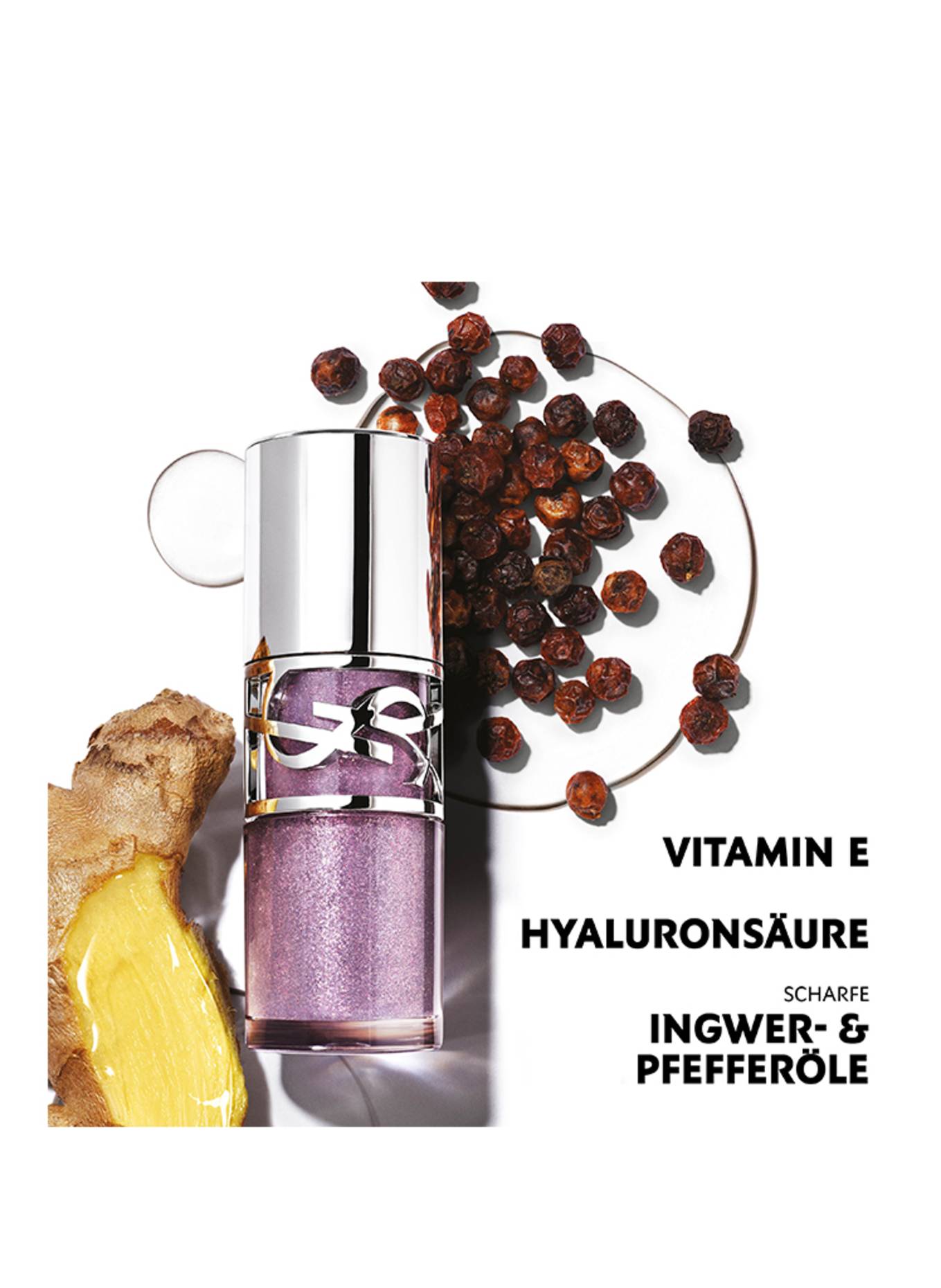 YVES SAINT LAURENT BEAUTÉ LOVESHINE PLUMPING GLOSS, Farbe: 1 THUNDER STEALER (Bild 7)