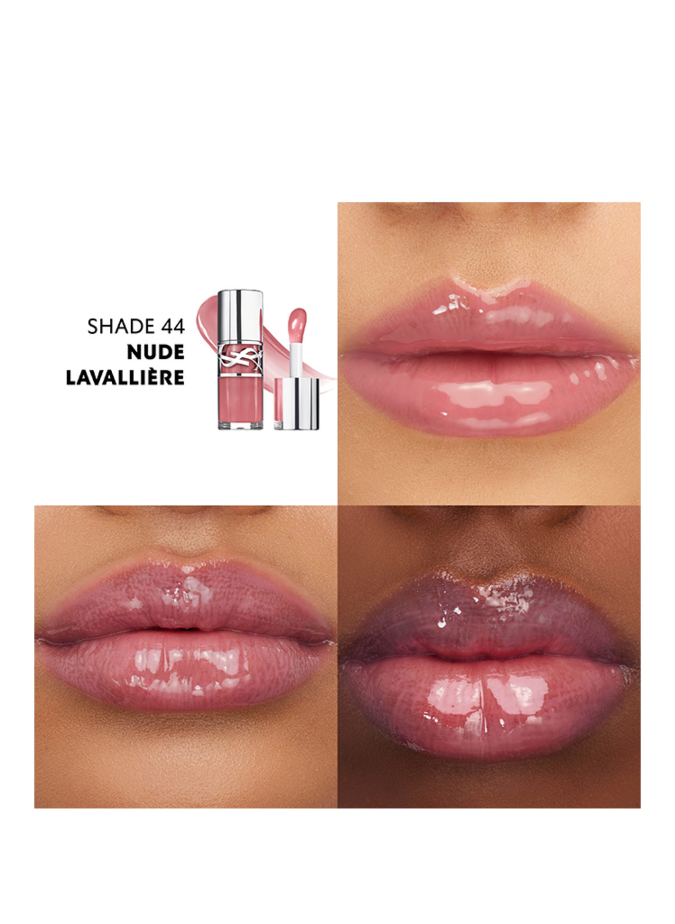 YVES SAINT LAURENT BEAUTÉ LOVESHINE PLUMPING GLOSS, Farbe: 44 NUDE LAVALLIÈRE (Bild 3)