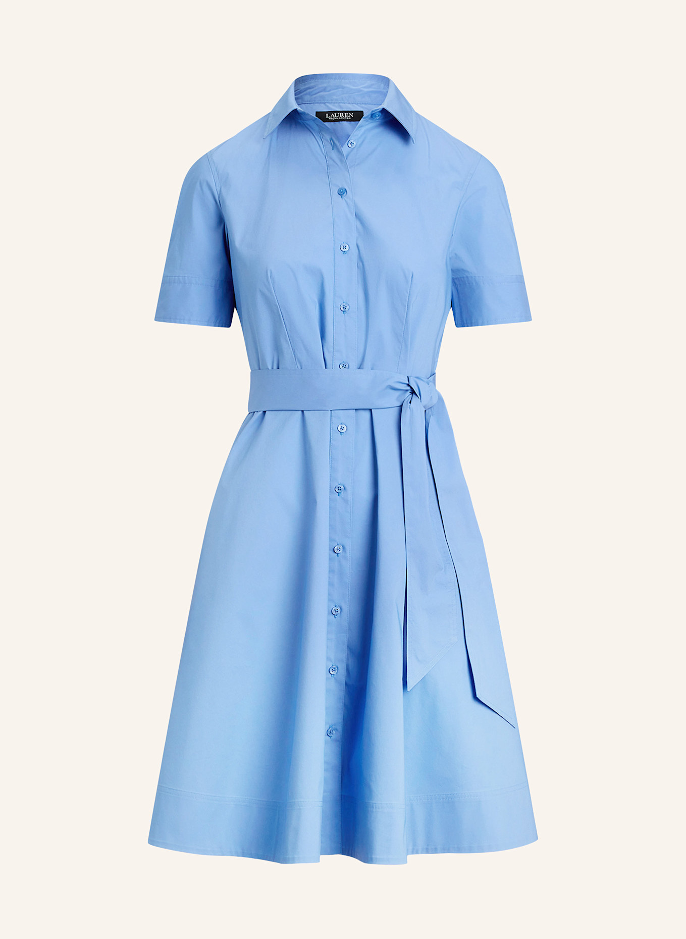 LAUREN RALPH LAUREN Hemdblusenkleid: BLAU