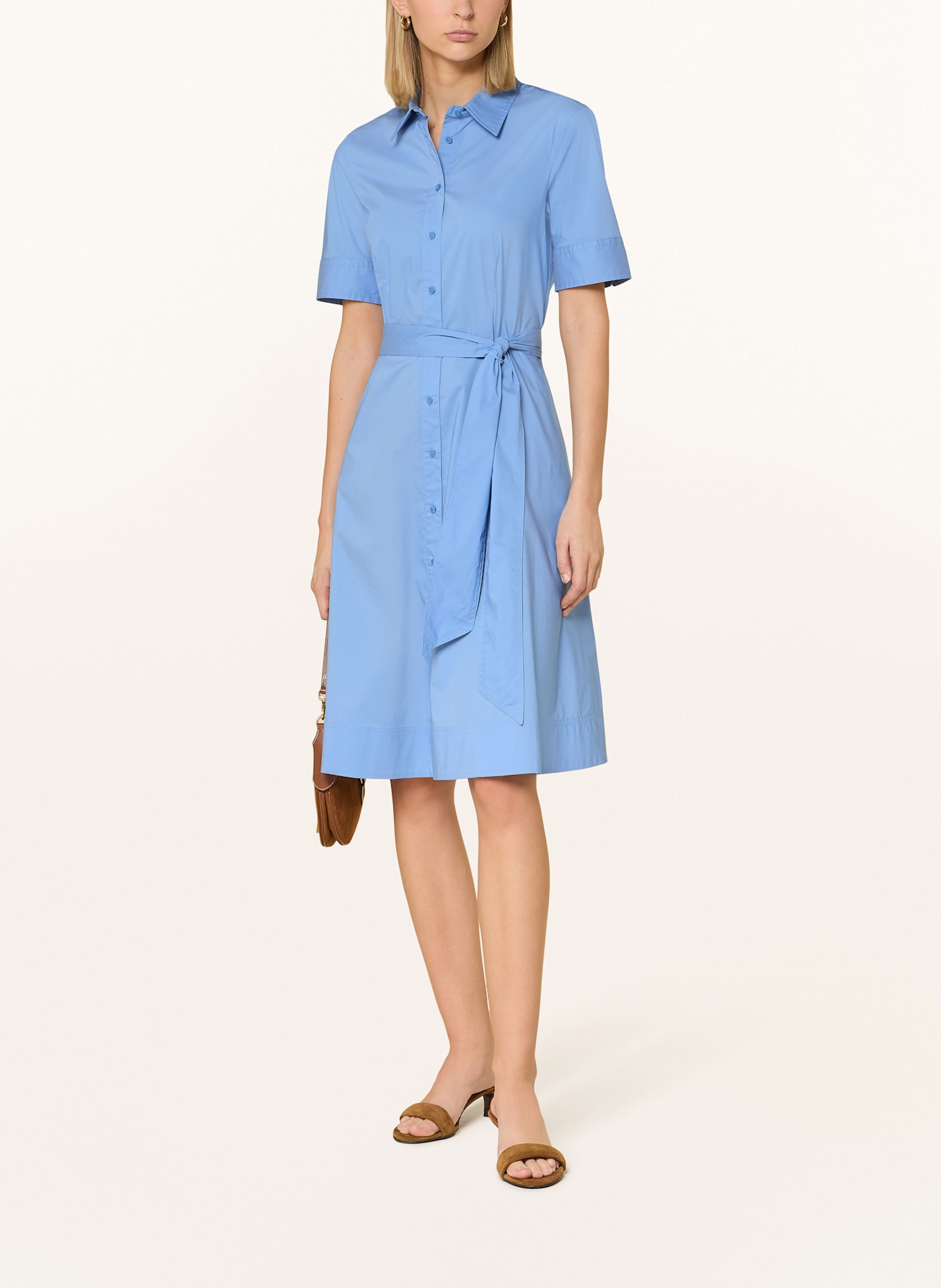LAUREN RALPH LAUREN Hemdblusenkleid: BLAU