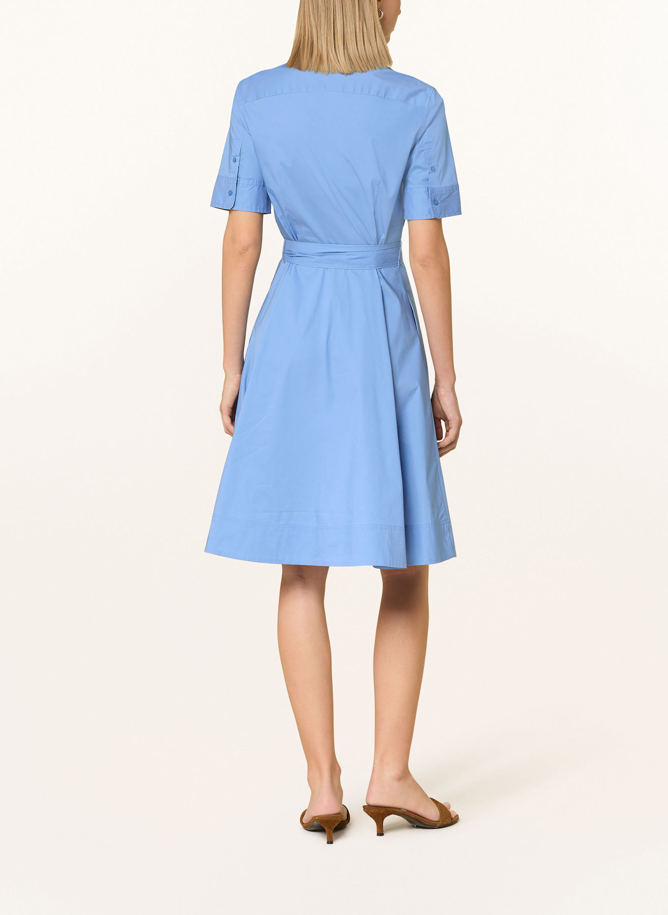 LAUREN RALPH LAUREN Hemdblusenkleid: BLAU