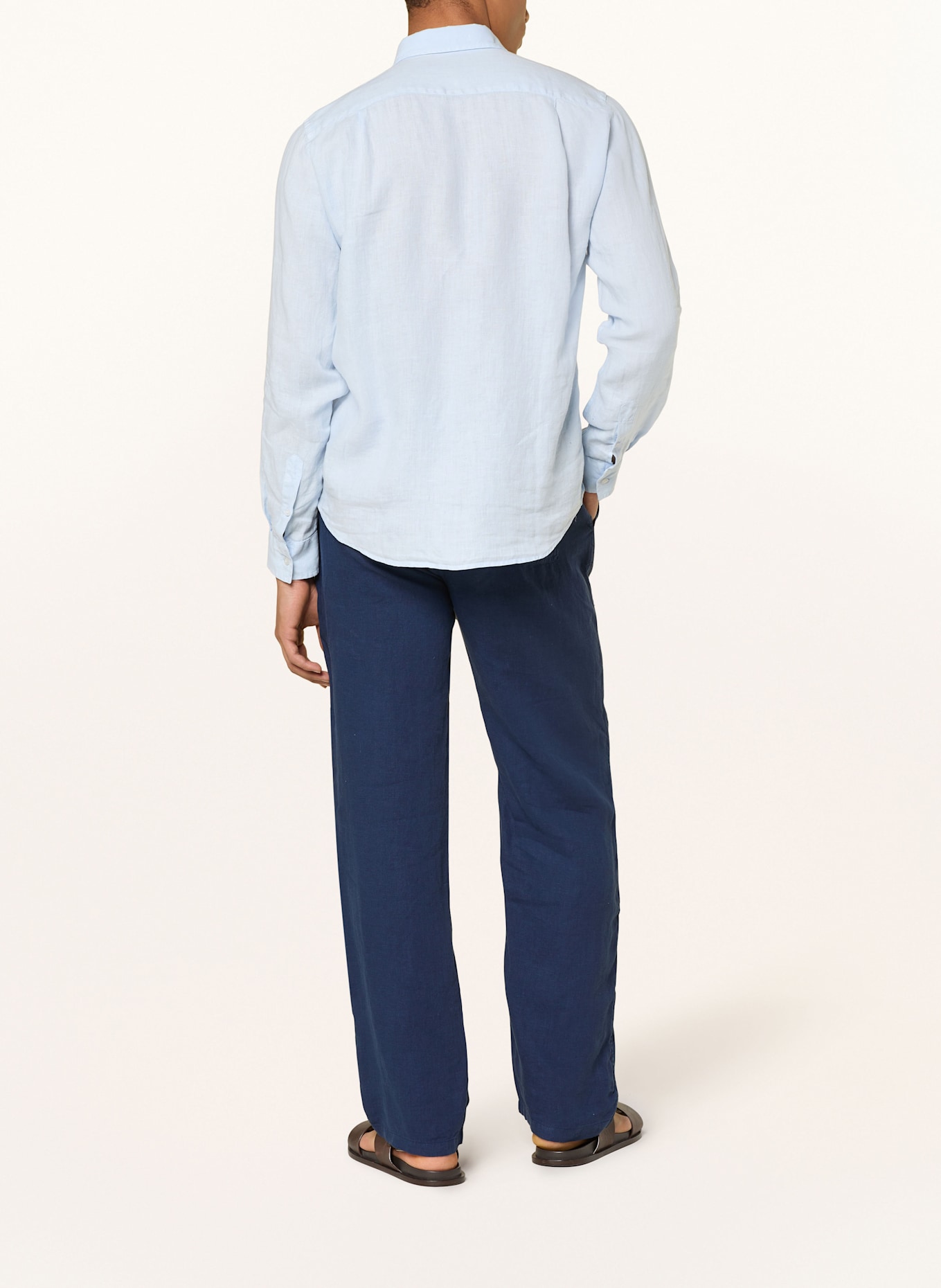 VILEBREQUIN Leinenhemd Regulrar Fit: HELLBLAU