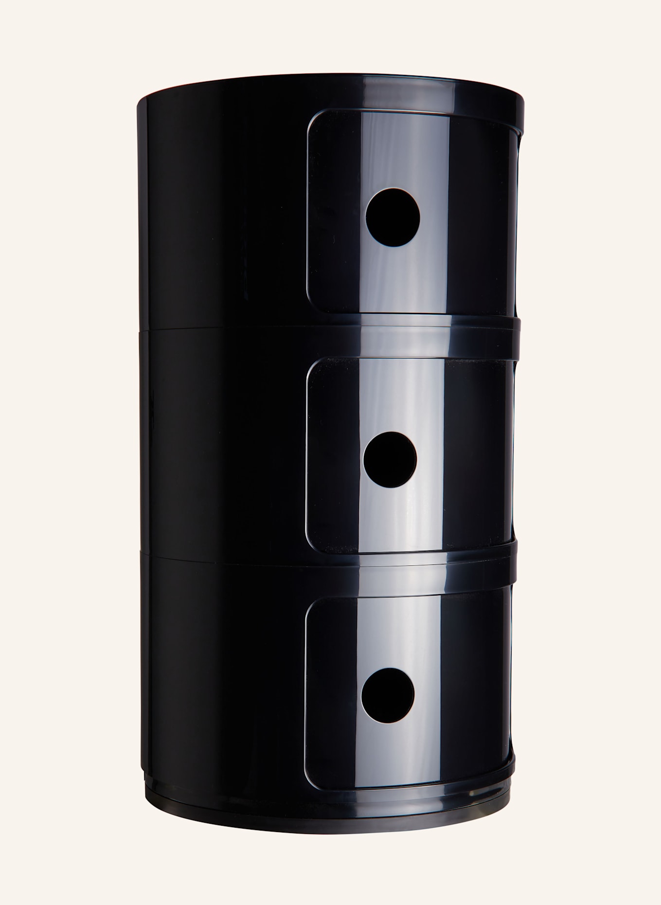 Kartell Beistelltisch COMPONIBILI: SCHWARZ