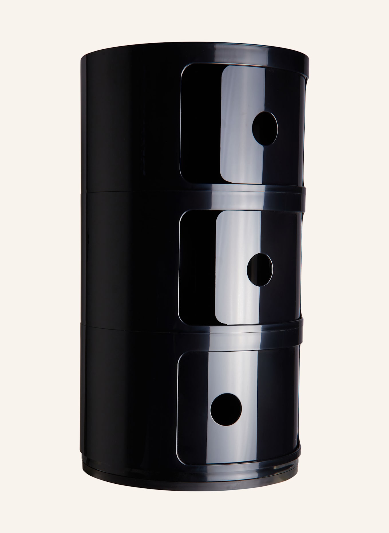 Kartell Beistelltisch COMPONIBILI: SCHWARZ