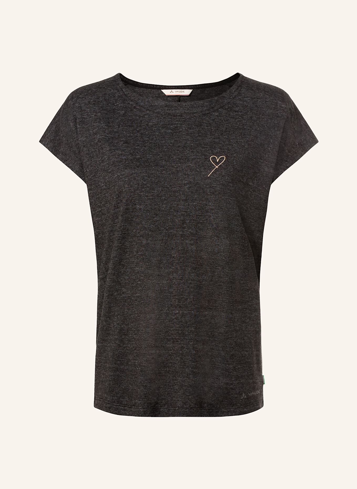 VAUDE T-shirt NEYLAND: CZARNY