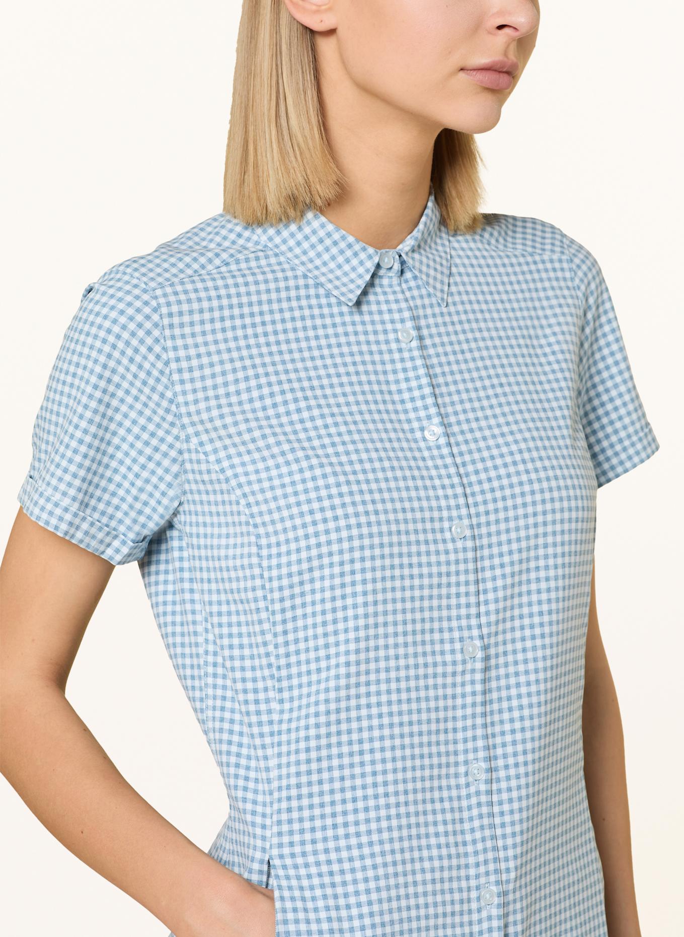 VAUDE Outdoor blouse SEILAND III: BLUE / WHITE