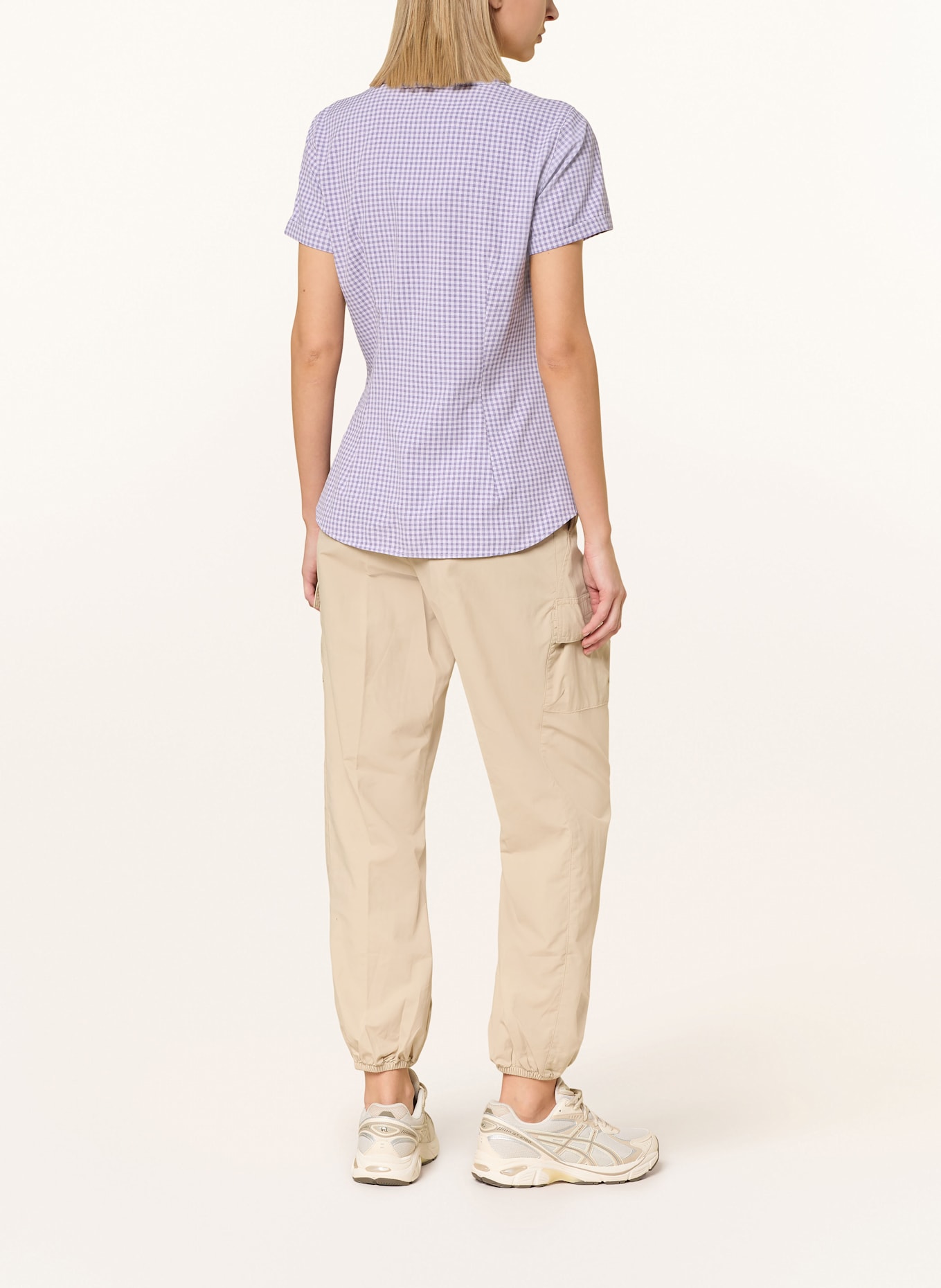 VAUDE Outdoor-Bluse SEILAND III: WEISS / LILA