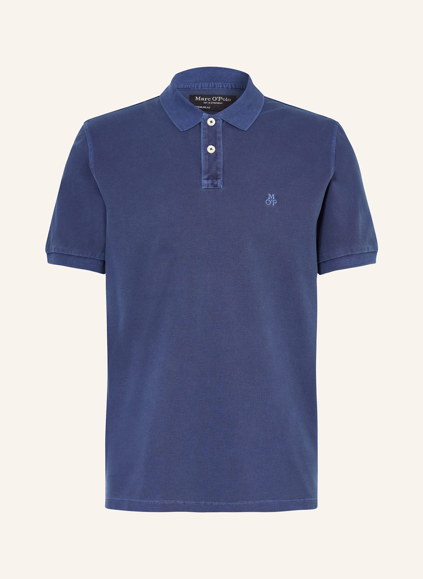 Marc O'Polo Piqué-Poloshirt: DUNKELBLAU