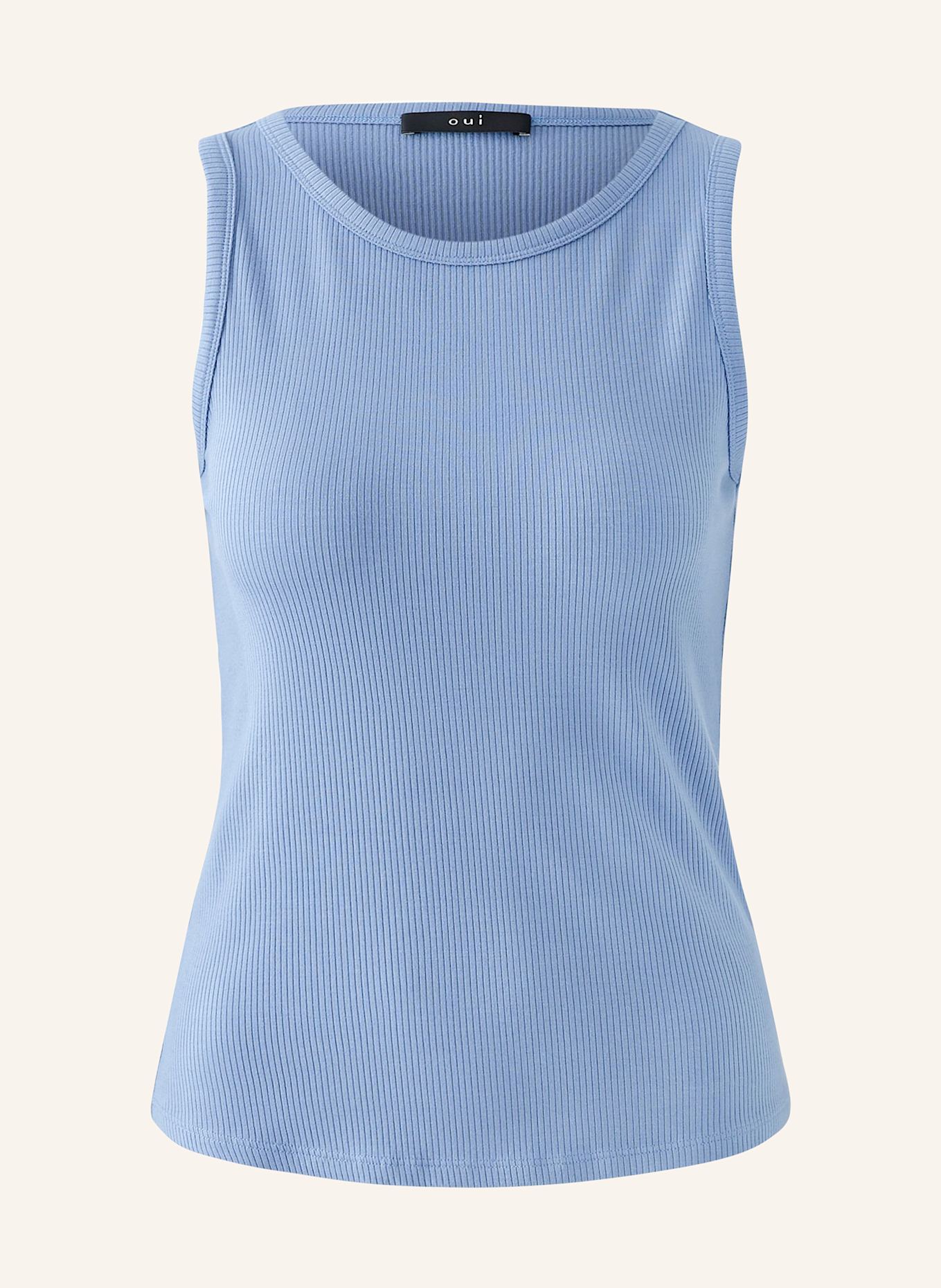 oui Top: BLAU