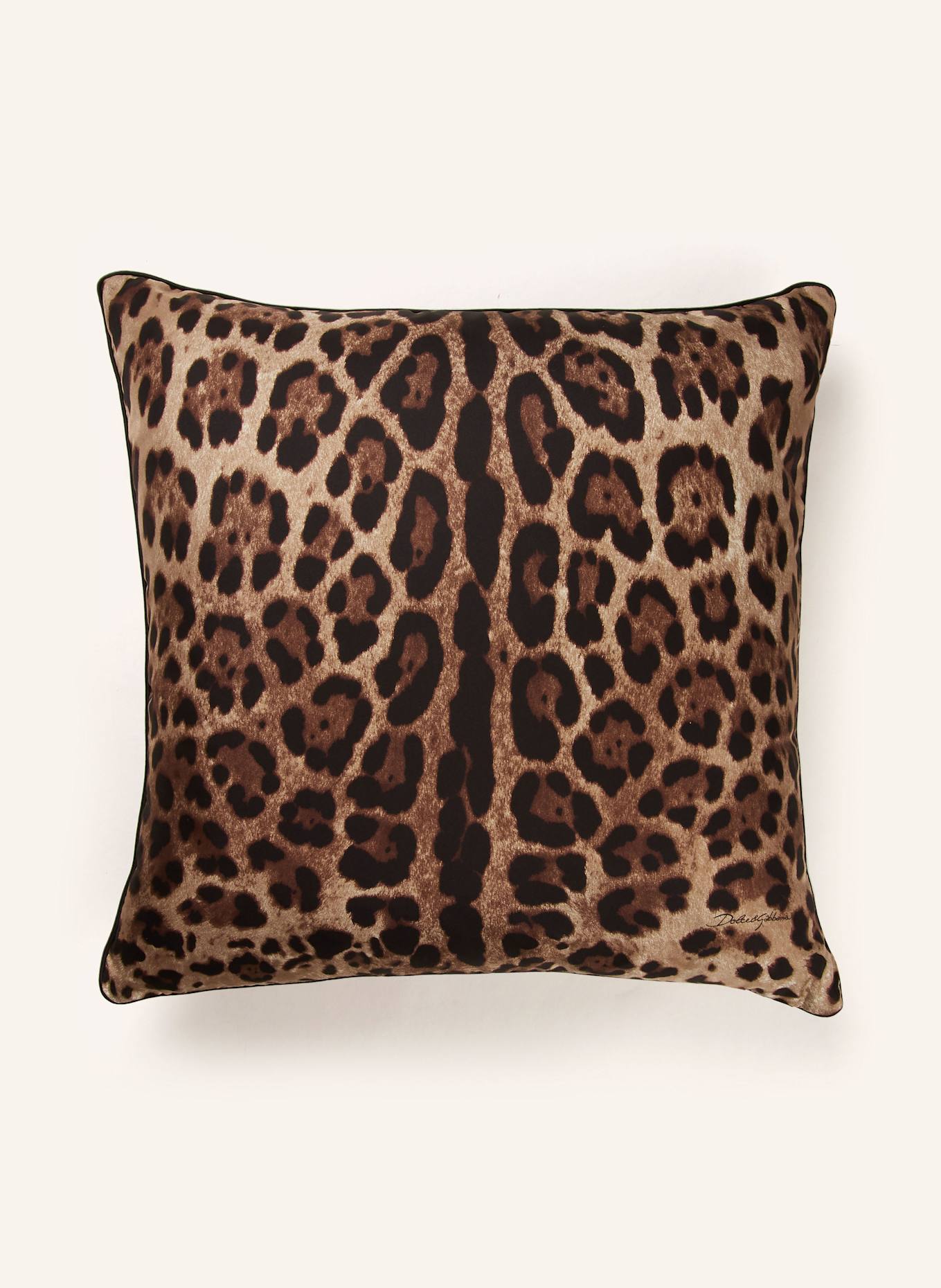 DOLCE & GABBANA CASA Coussins décoratifs en soie: MARRON FONCÉ / MARRON / MARRON CLAIR