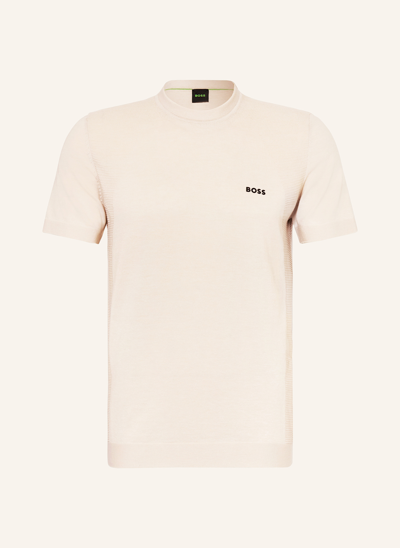 BOSS Knit shirt MOMENTUM_LITE: BEIGE