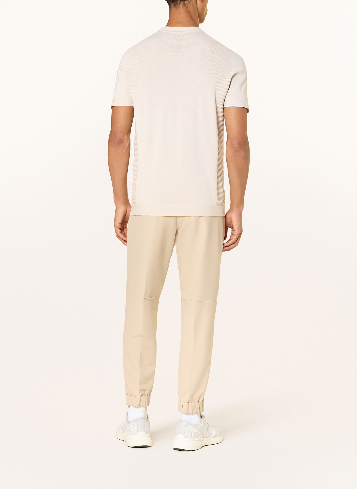 BOSS Knit shirt MOMENTUM_LITE: BEIGE