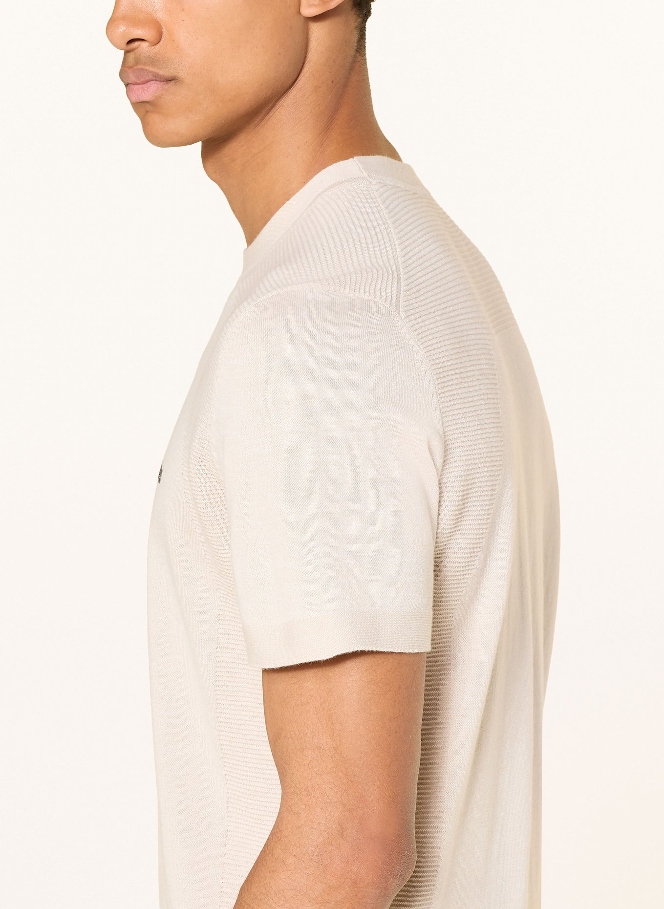 BOSS Knit shirt MOMENTUM_LITE: BEIGE