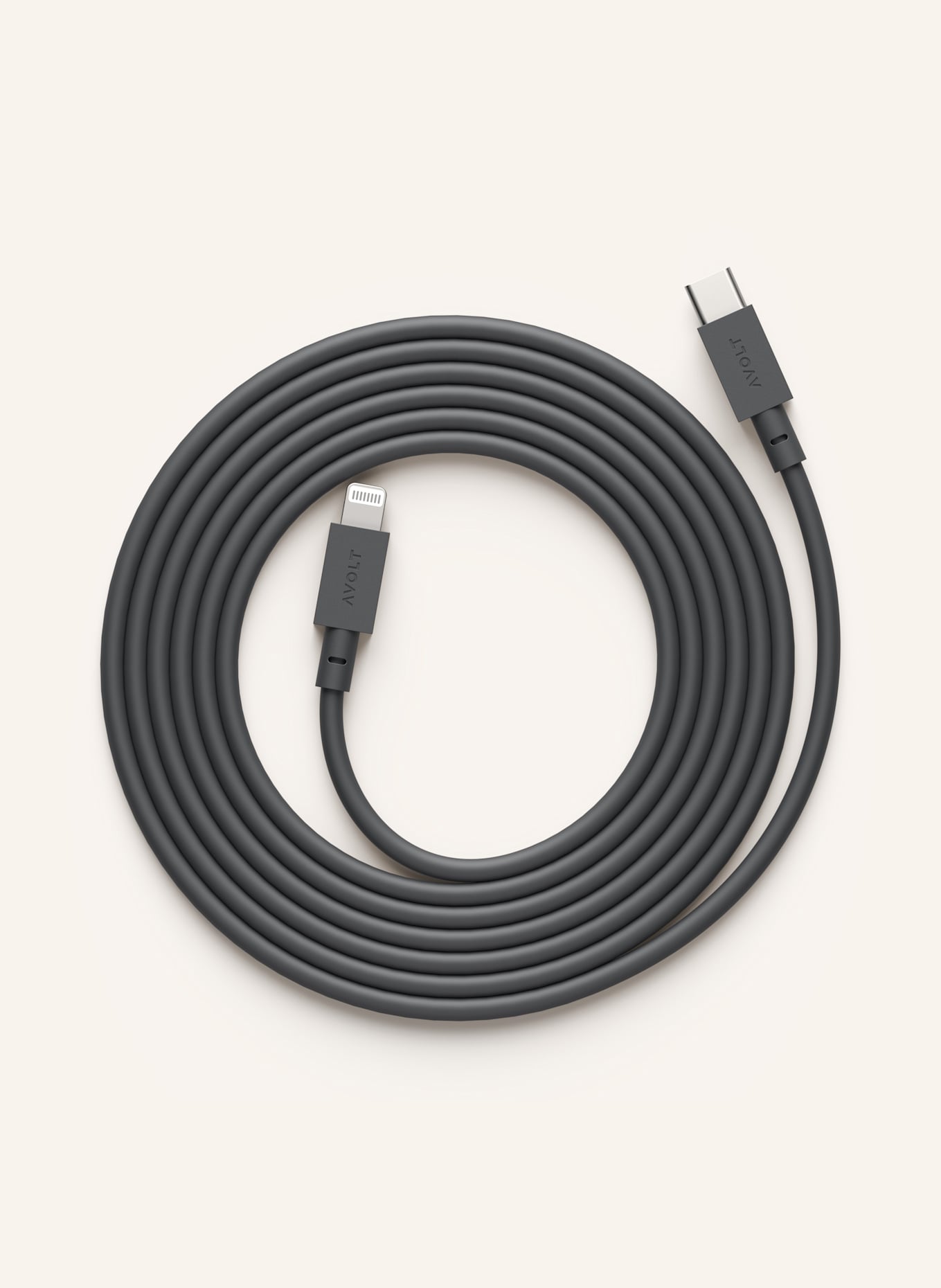 AVOLT Kabel do ładowania USBC – LIGHTNING: CZARNY
