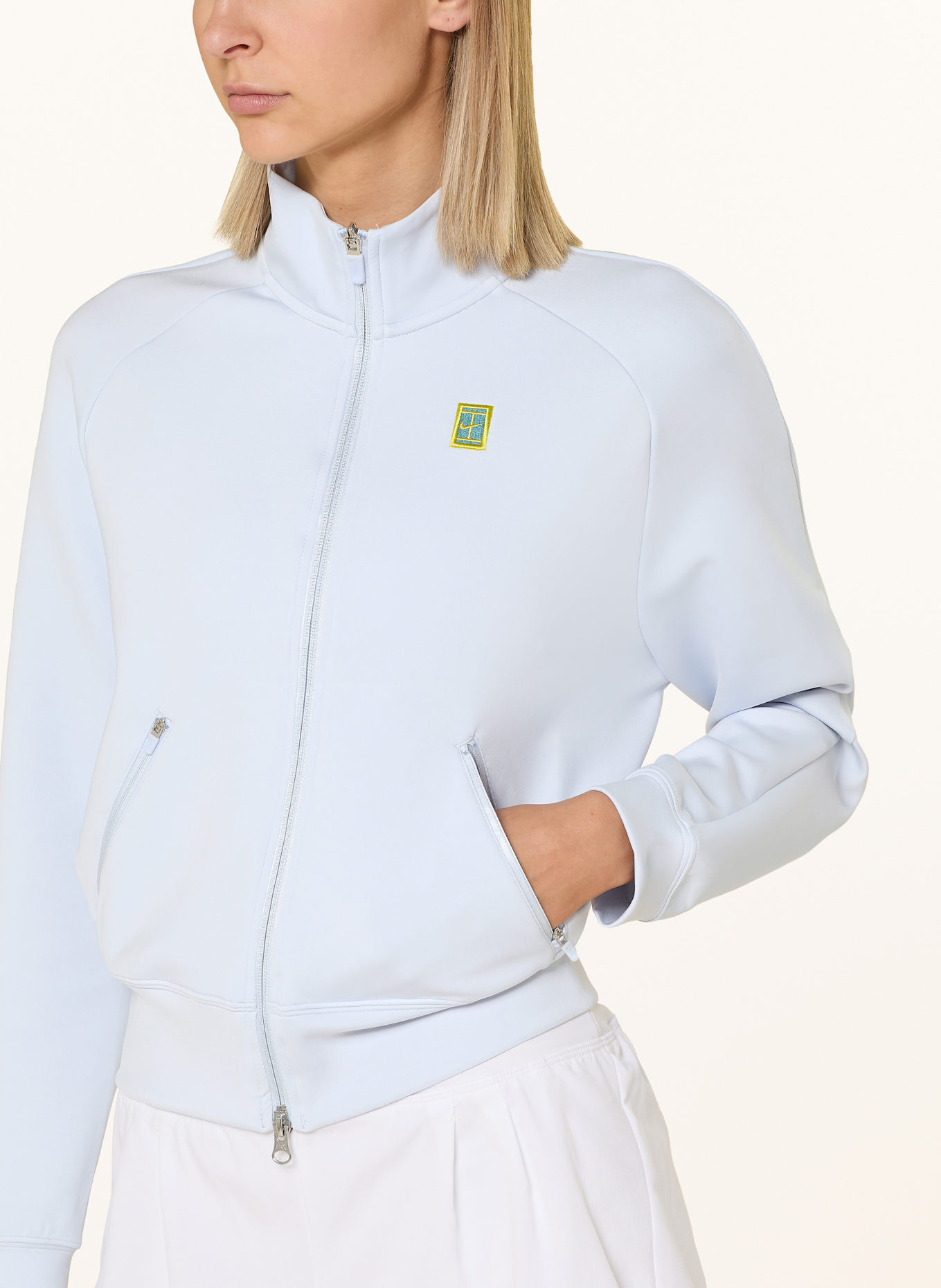 Nike Tennisjacke COURT: BLAUGRAU