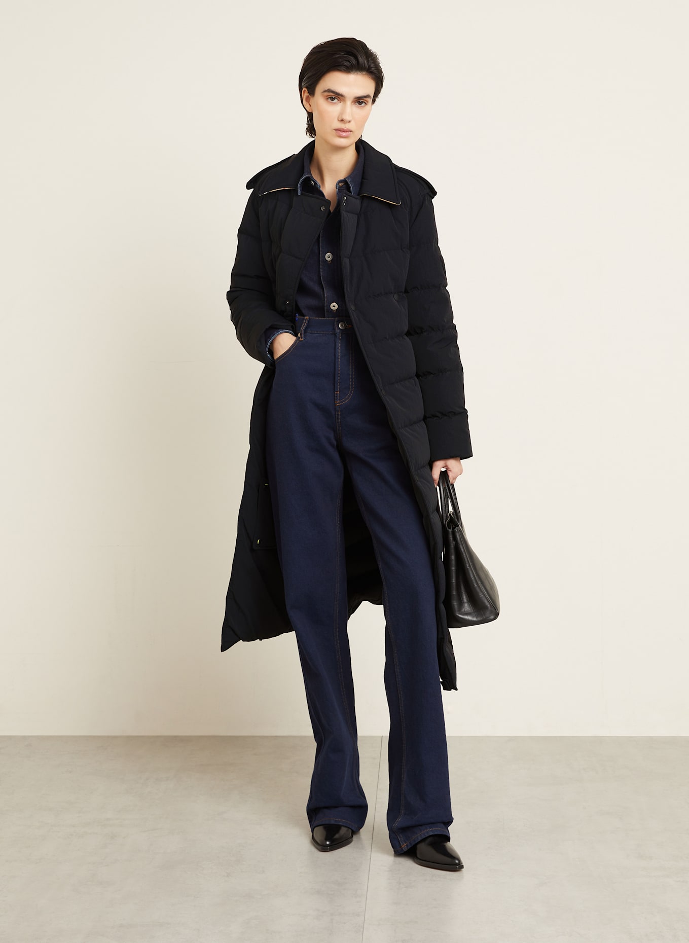 BURBERRY Płaszcz puchowy: CZARNY