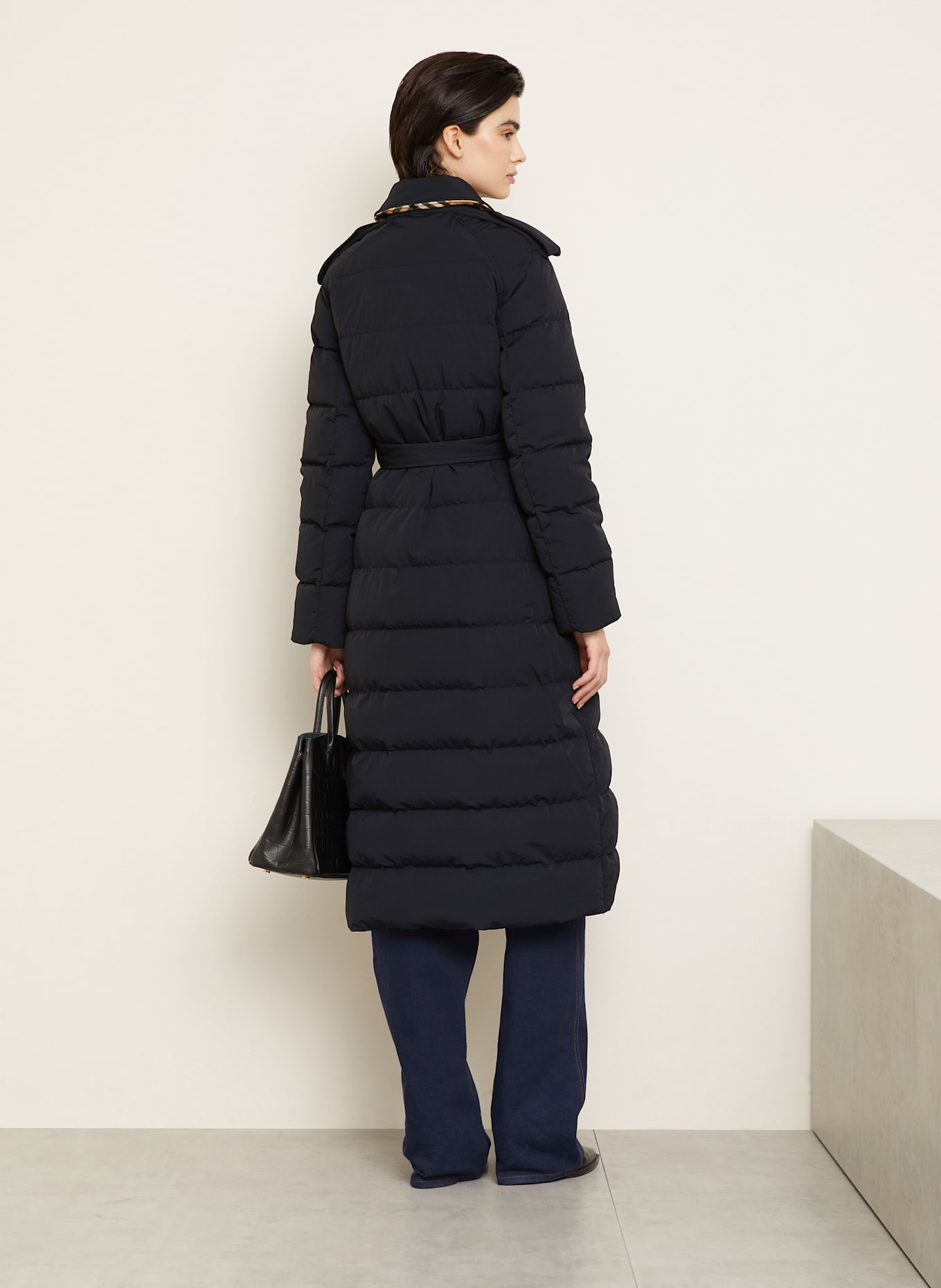 BURBERRY Płaszcz puchowy: CZARNY