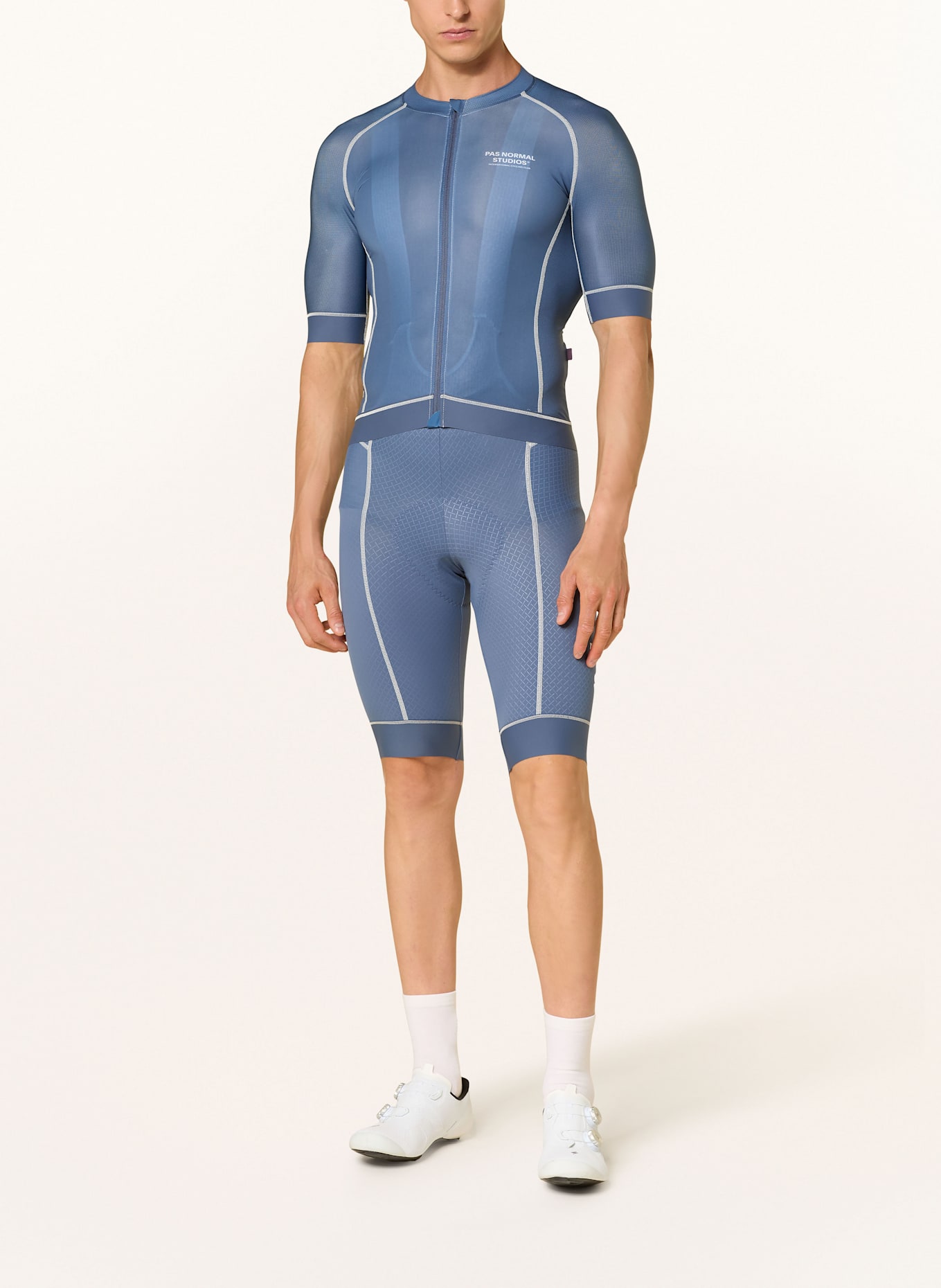 PAS NORMAL STUDIOS Koszulka rowerowa MECHANISM: NIEBIESKI