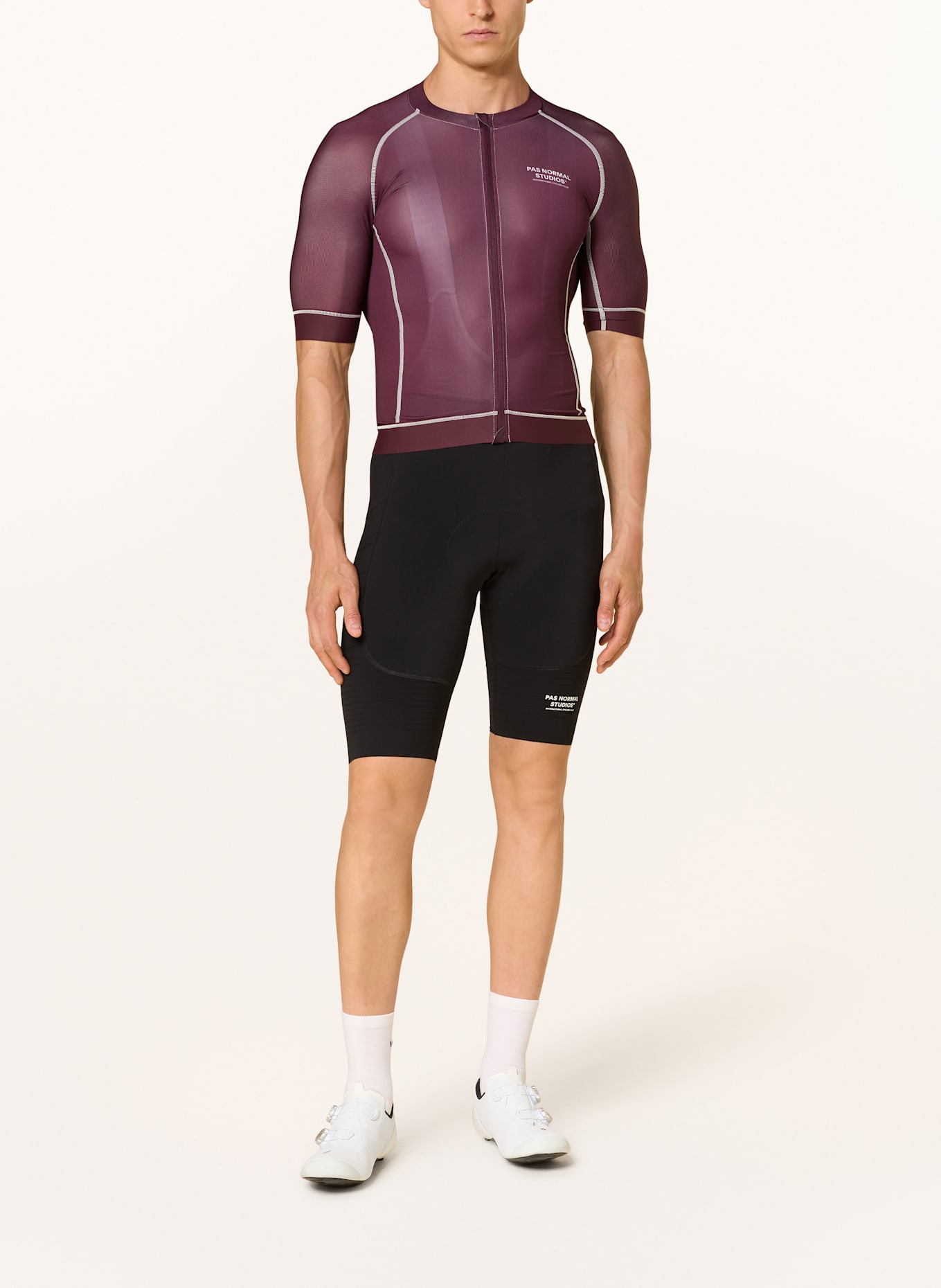PAS NORMAL STUDIOS Cycling jersey MECHANISM: DARK RED