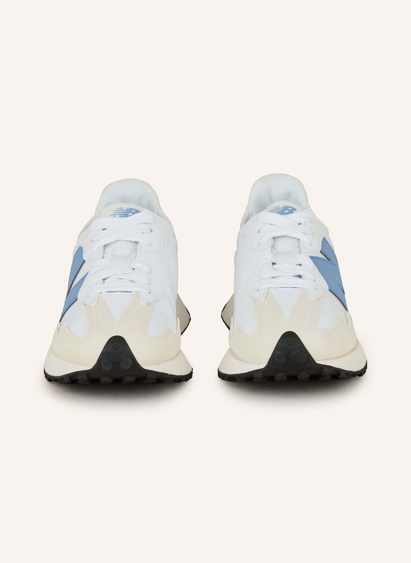 new balance Sneaker 327 V1: WEISS/ ECRU/ HELLBLAU