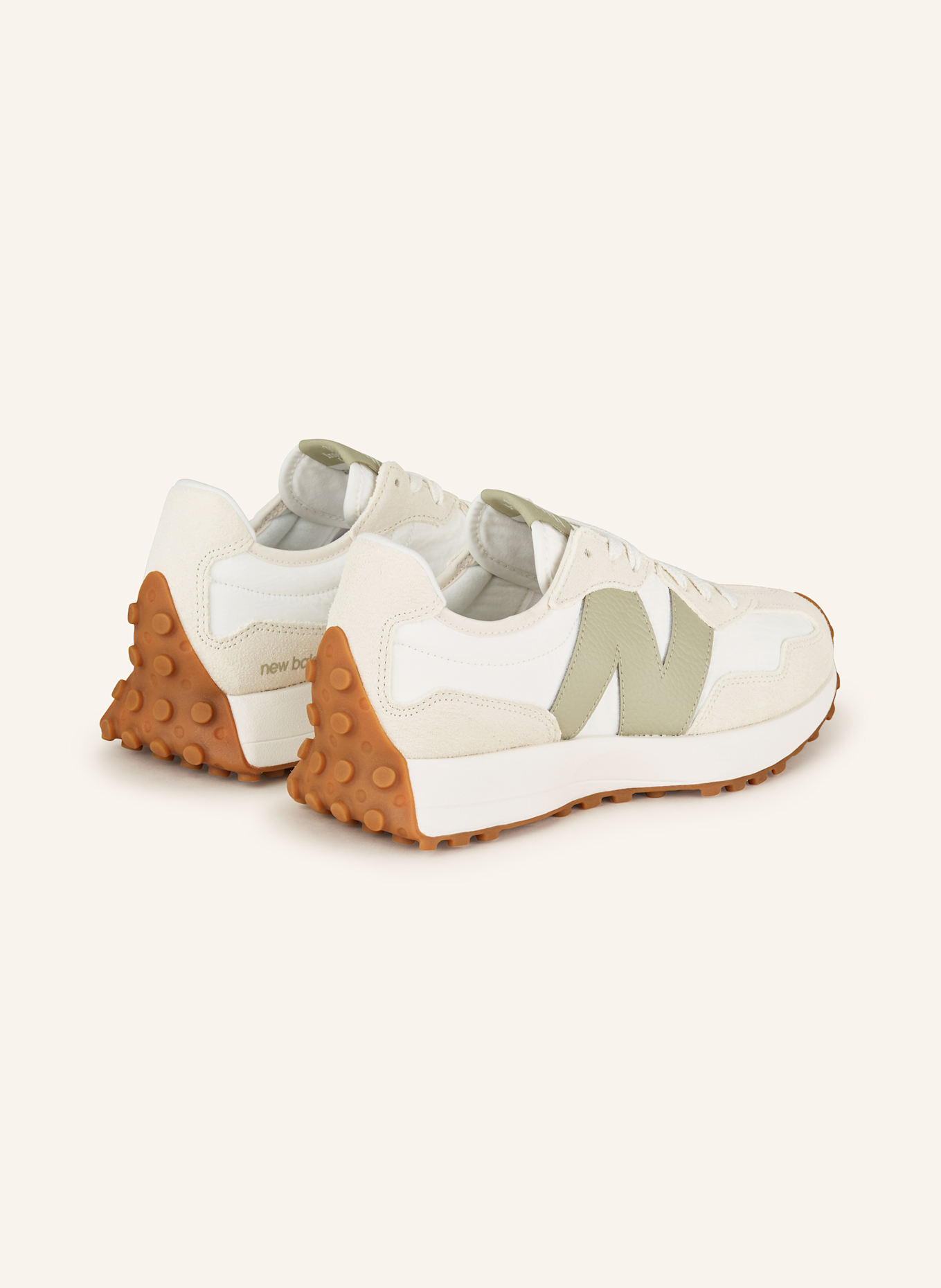 new balance Sneaker 327: WEISS / CREME / OLIV