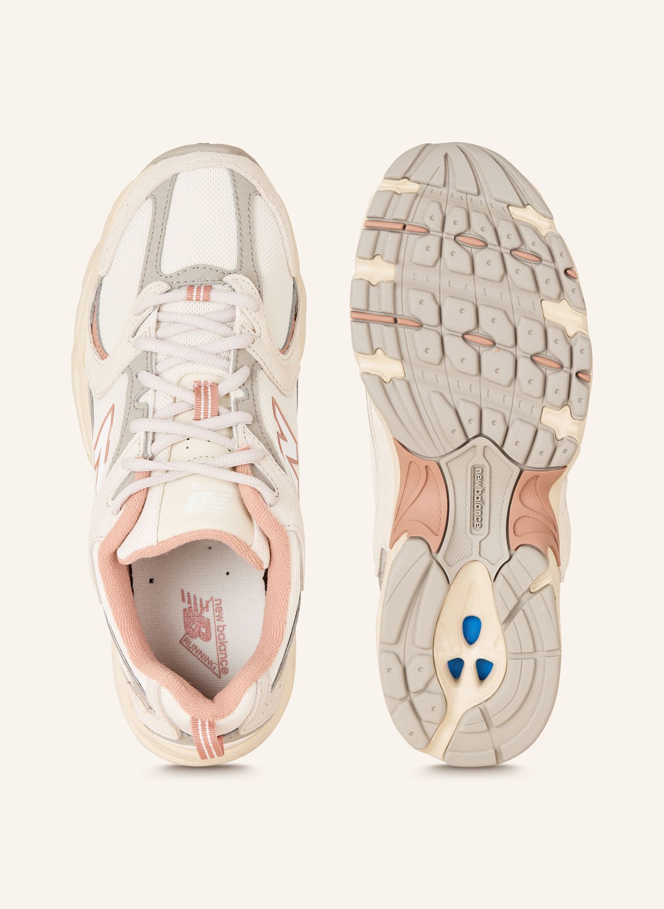 new balance Sneaker 530: ECRU/ CREME/ ROSÉ