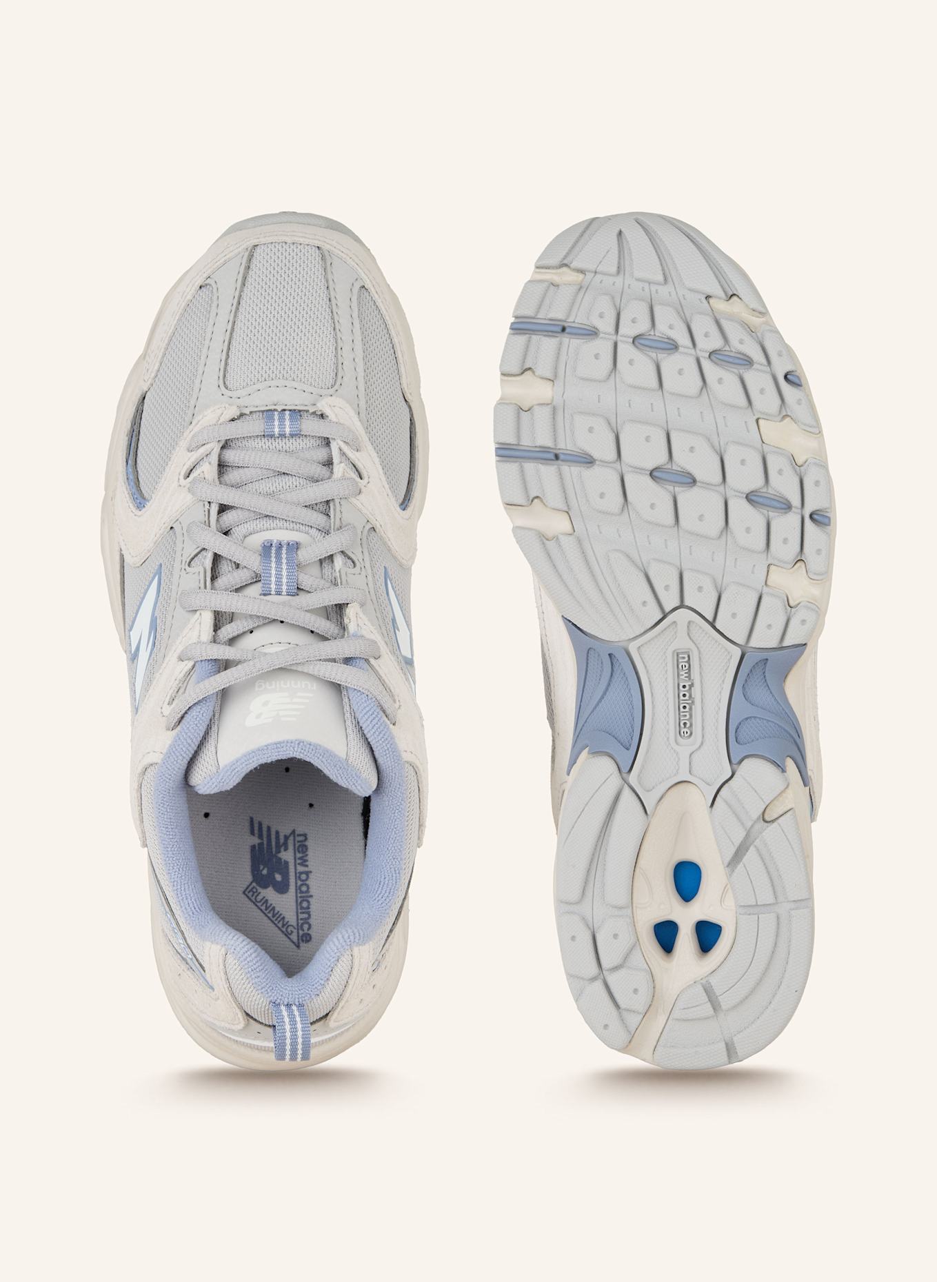 new balance Sneaker 530: GRAU/ BLAUGRAU