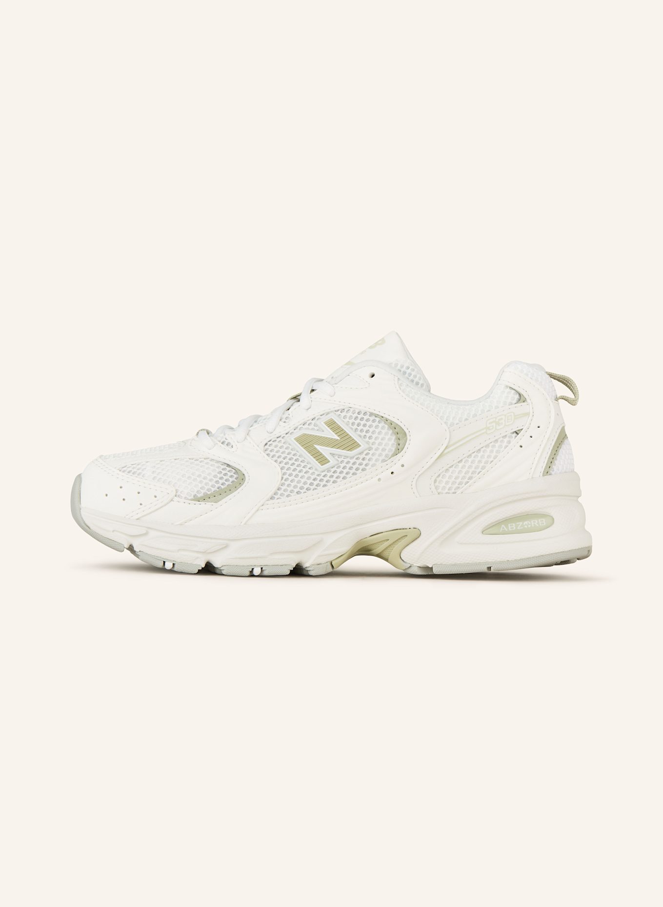 new balance Sneaker 530: WEISS/ HELLBLAU