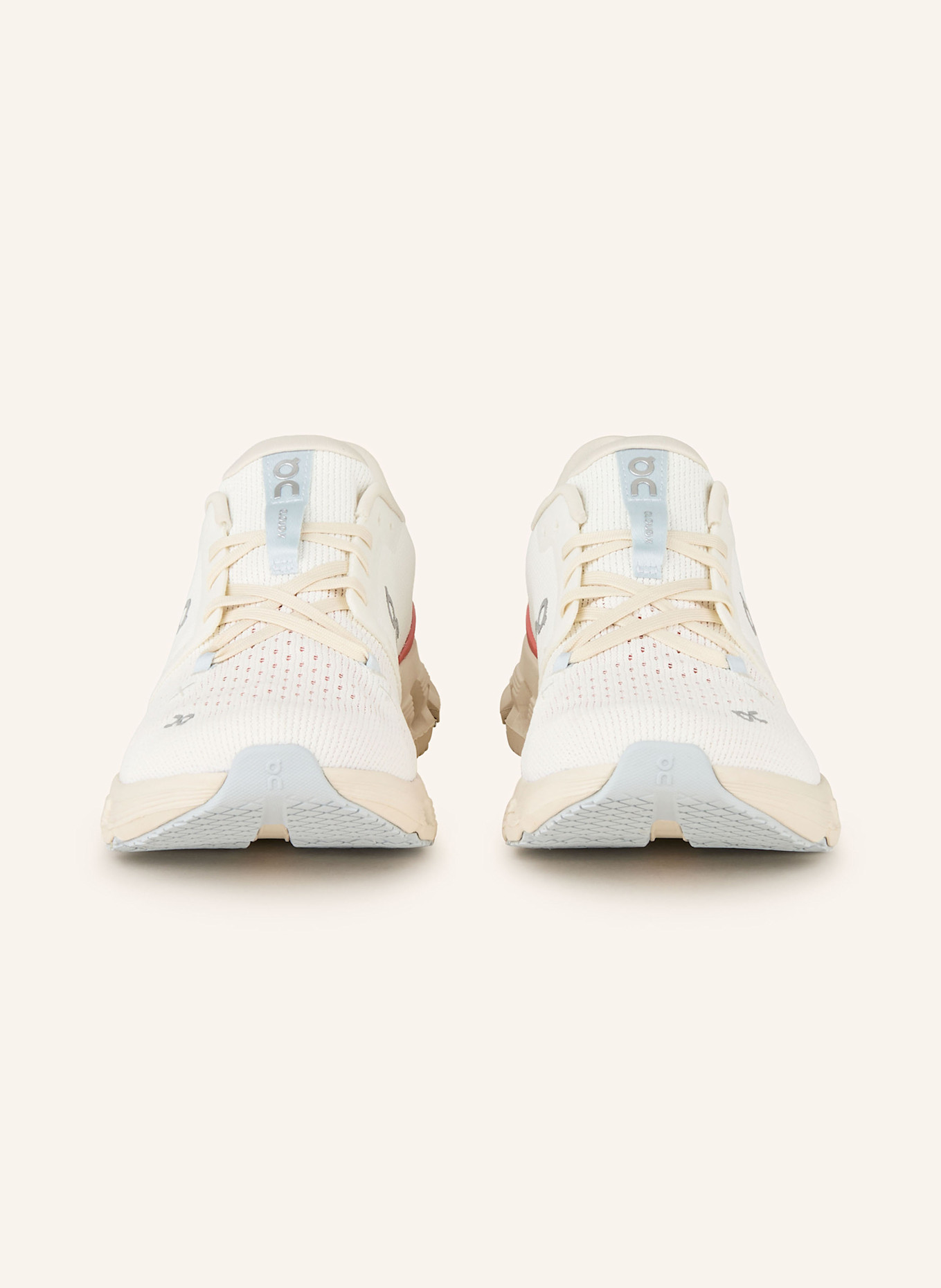 On CLOUD X4 fitness shoes: 3297 IVORY | SALMON