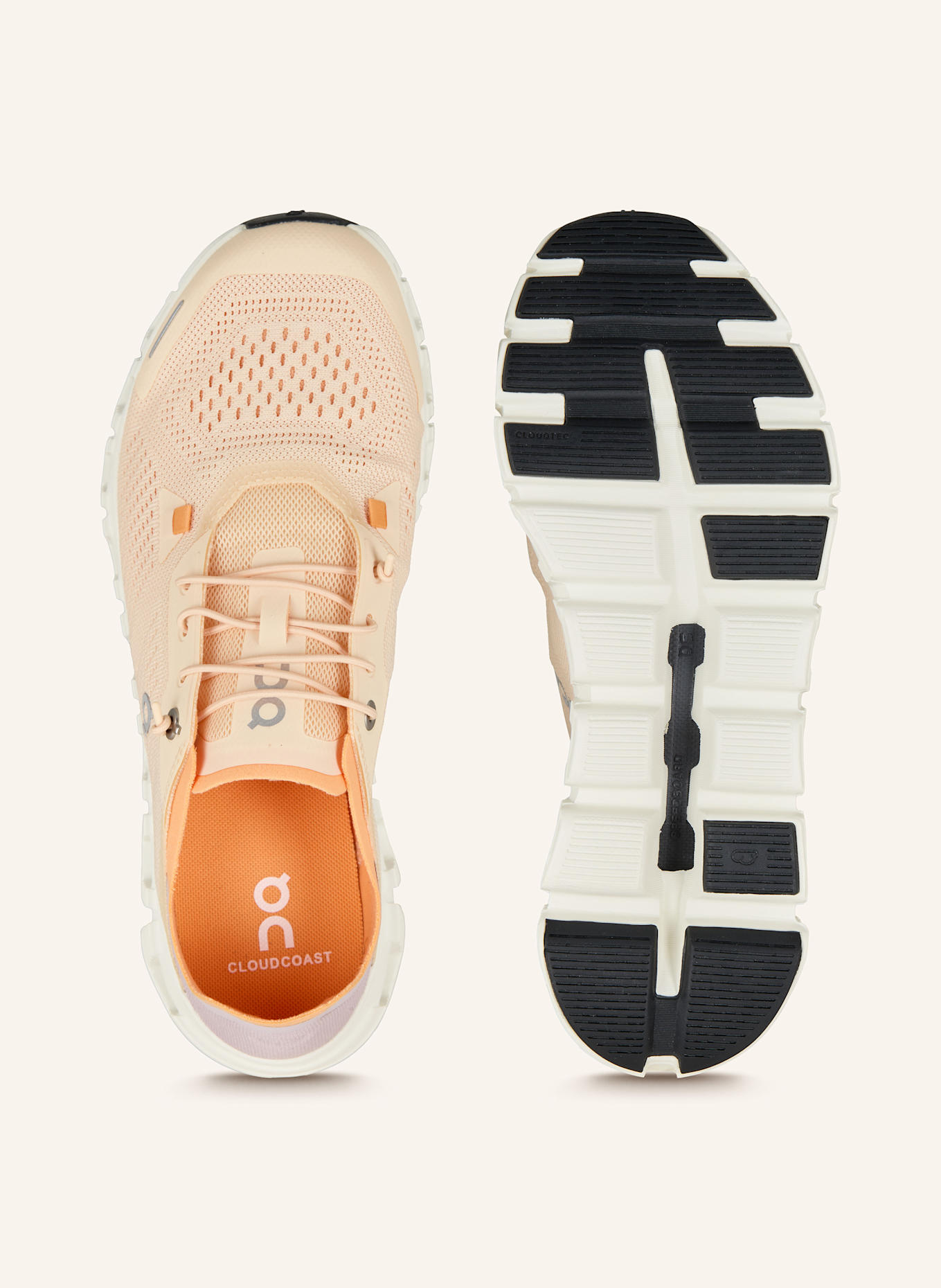 On Sneaker CLOUD 6 COAST: HELLORANGE