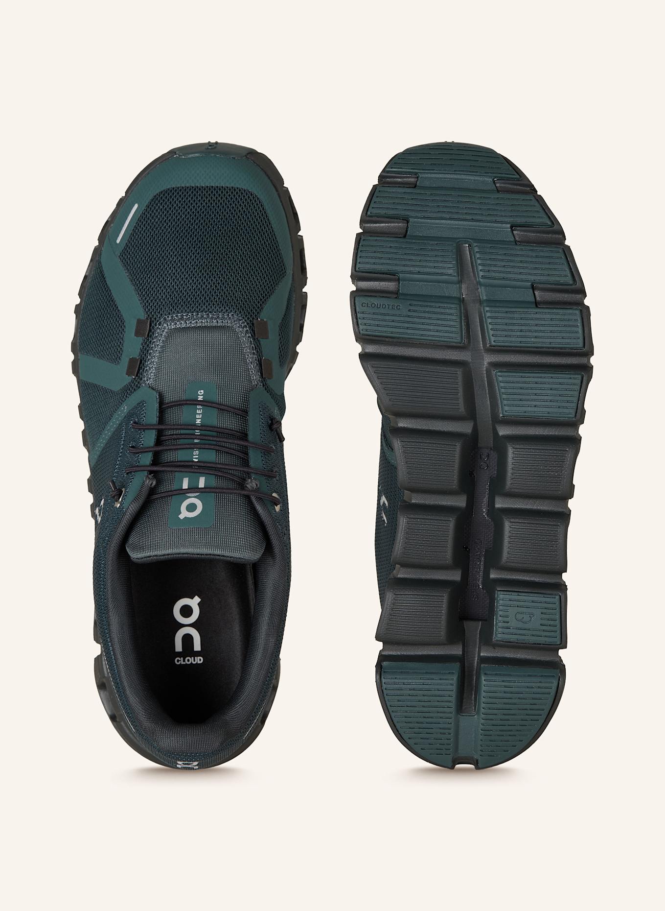 On Sneaker CLOUD 6: DUNKELGRÜN
