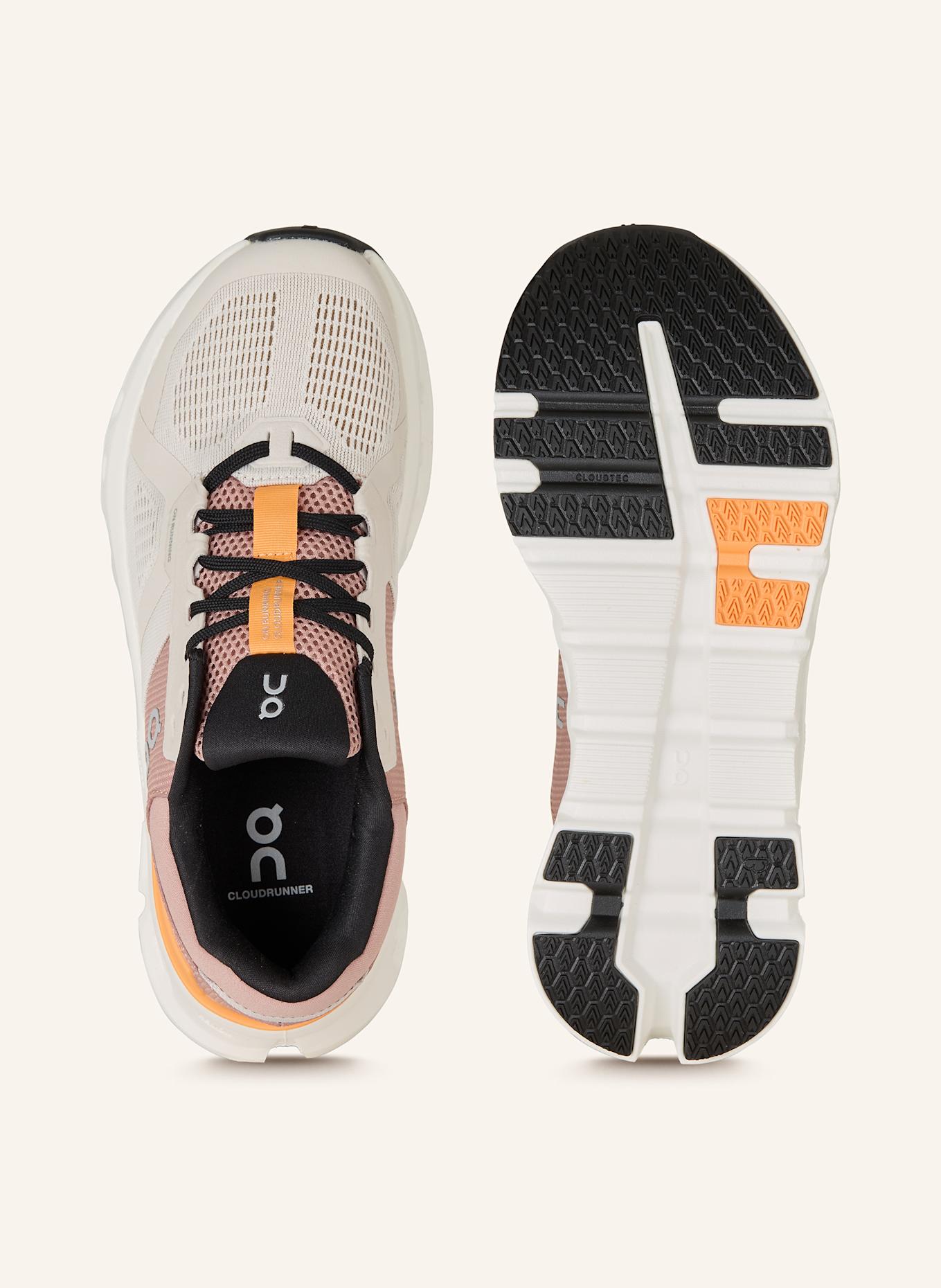 On Hardloopschoenen CLOUDRUNNER 2: CRÈME / LICHTBRUIN