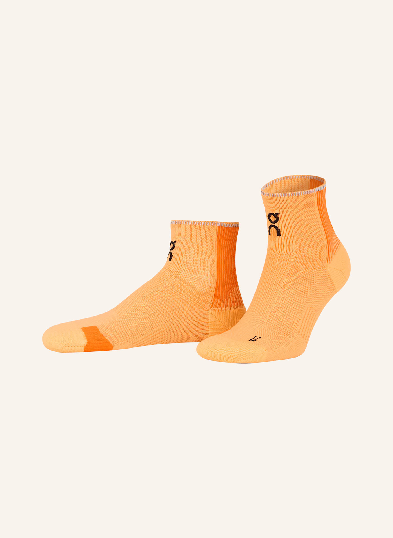 On Running socks PERFORMANCE RUN: NEON ORANGE