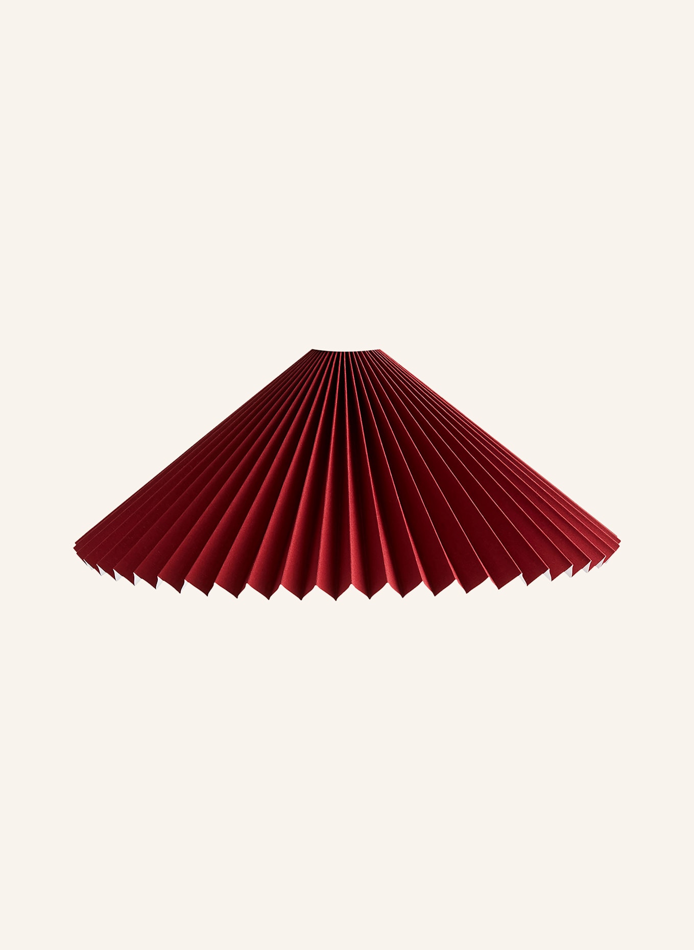 HAY Tischleuchte MATIN 380: DUNKELROT / GOLD