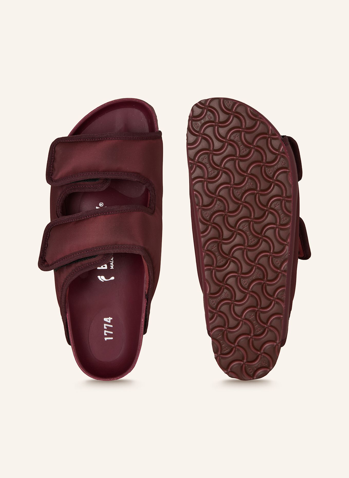 1774 BIRKENSTOCK Pantoletten ARIZONA COSNY: DUNKELROT