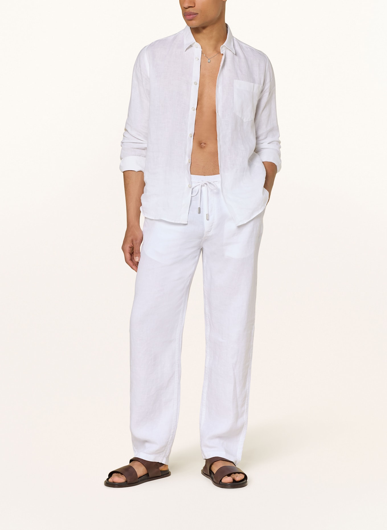 VILEBREQUIN Leinenhose PACHA : WEISS